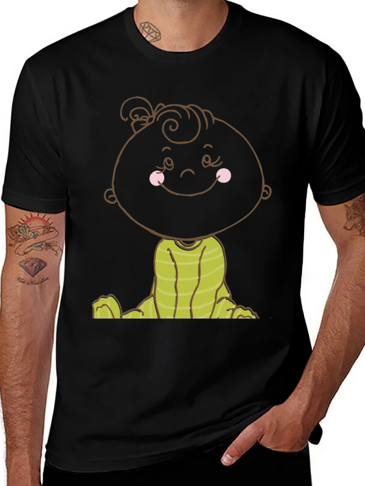 Cute Cartoon Baby Graphic T-Shirt