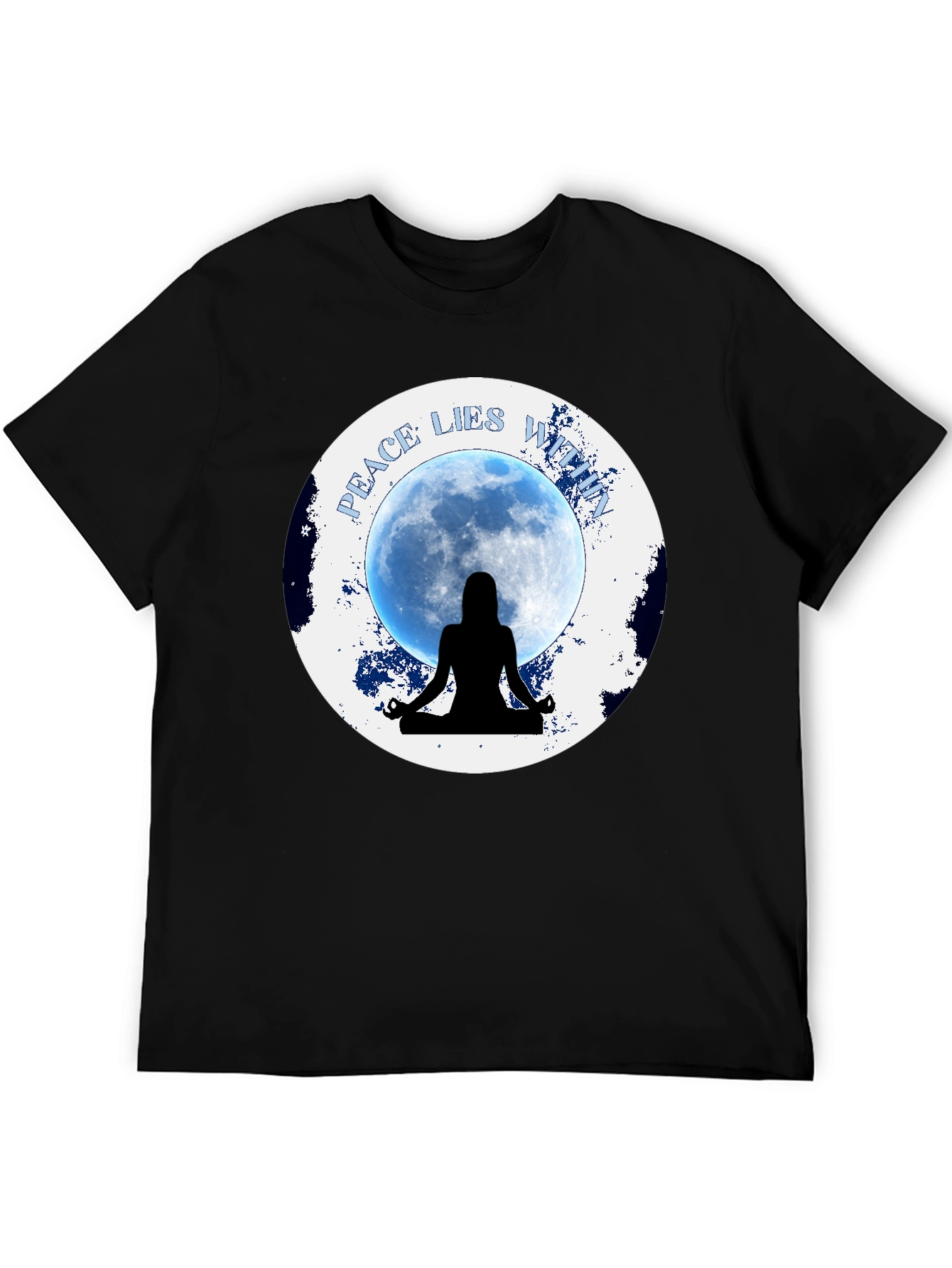 Peace Within Meditation T-Shirt - Black