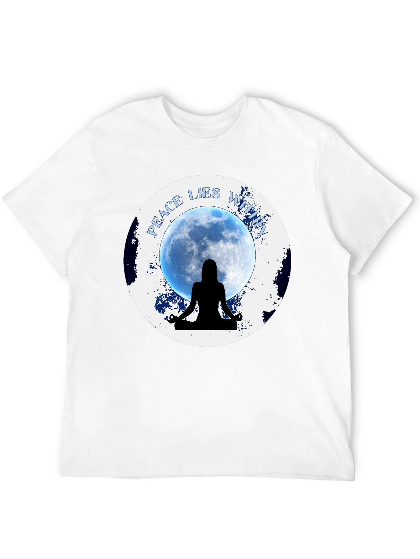 Peace Within Meditation T-Shirt - Black