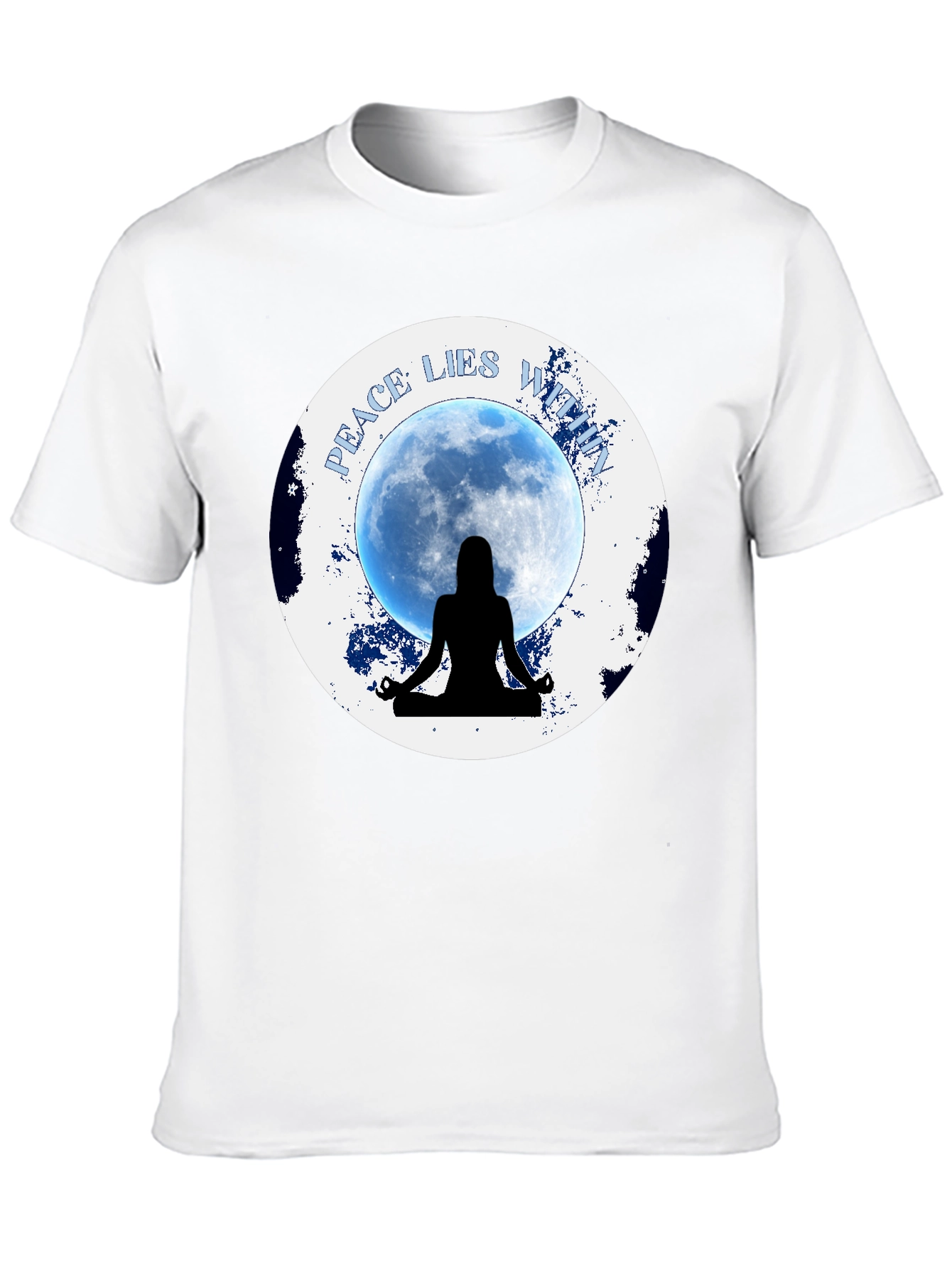 Peace Within Meditation T-Shirt - Black