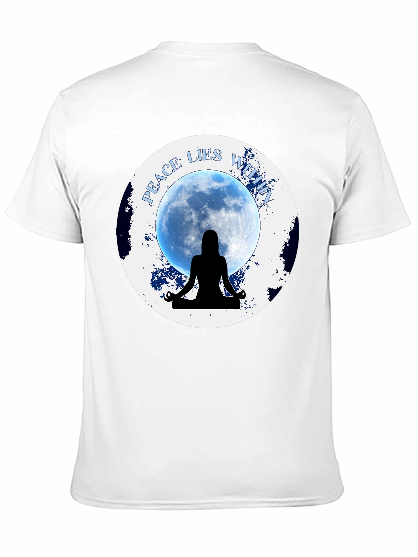 Peace Within Meditation T-Shirt - Black