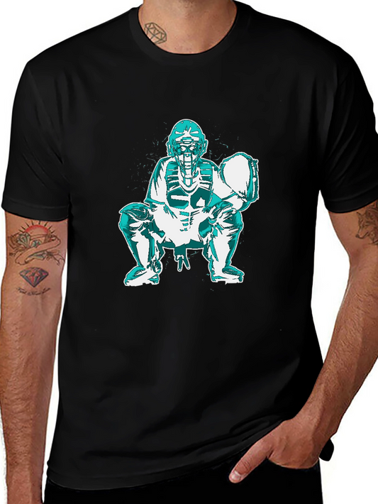 Baseball Catcher Graphic T-Shirt