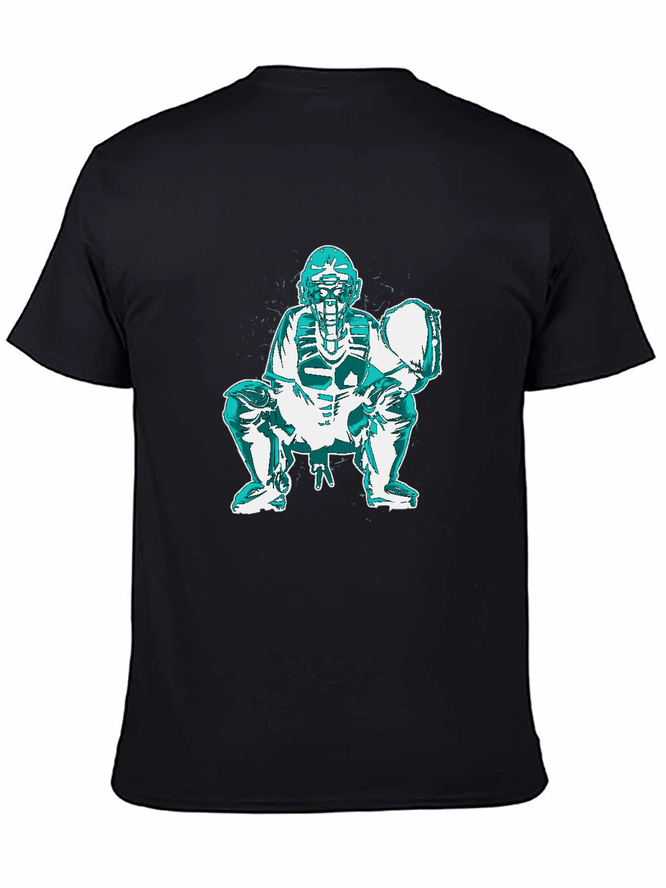 Baseball Catcher Graphic T-Shirt