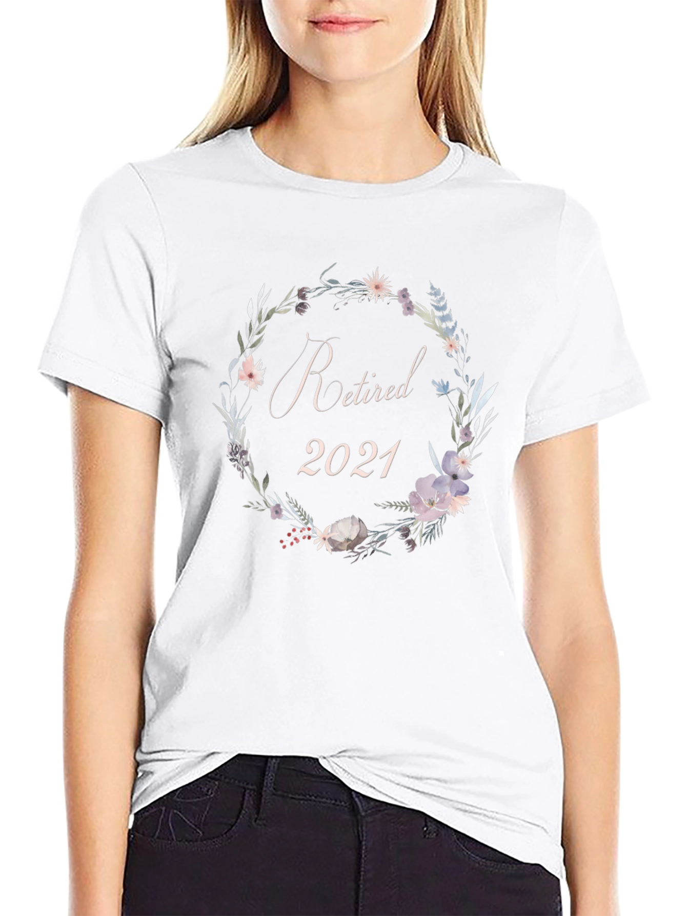 Retired 2021 Floral Wreath T-Shirt