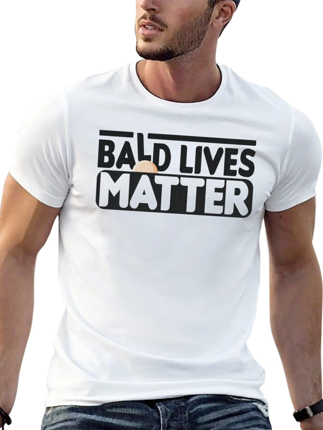 Bald Lives Matter Graphic T-Shirt