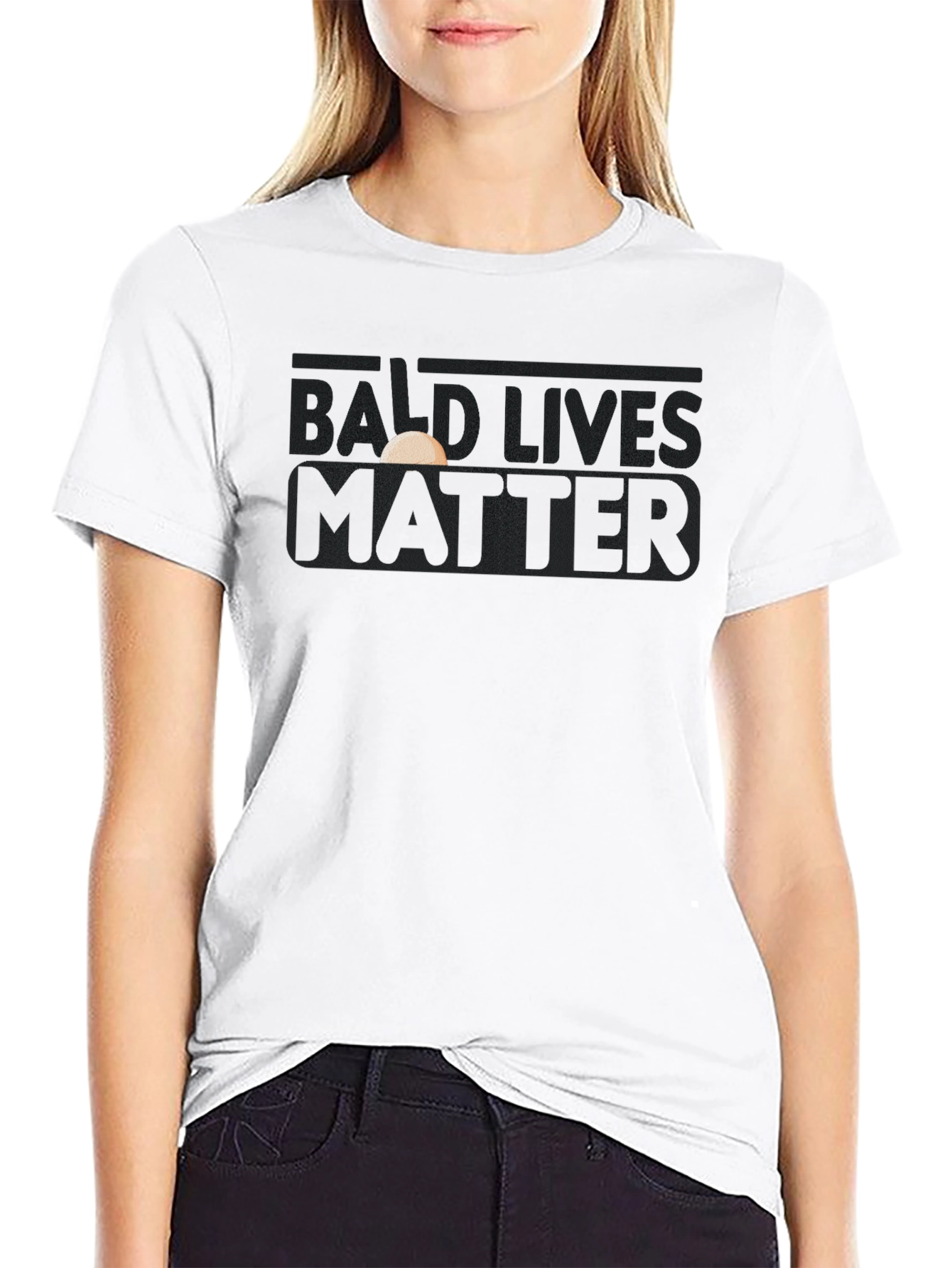 Bald Lives Matter Graphic T-Shirt