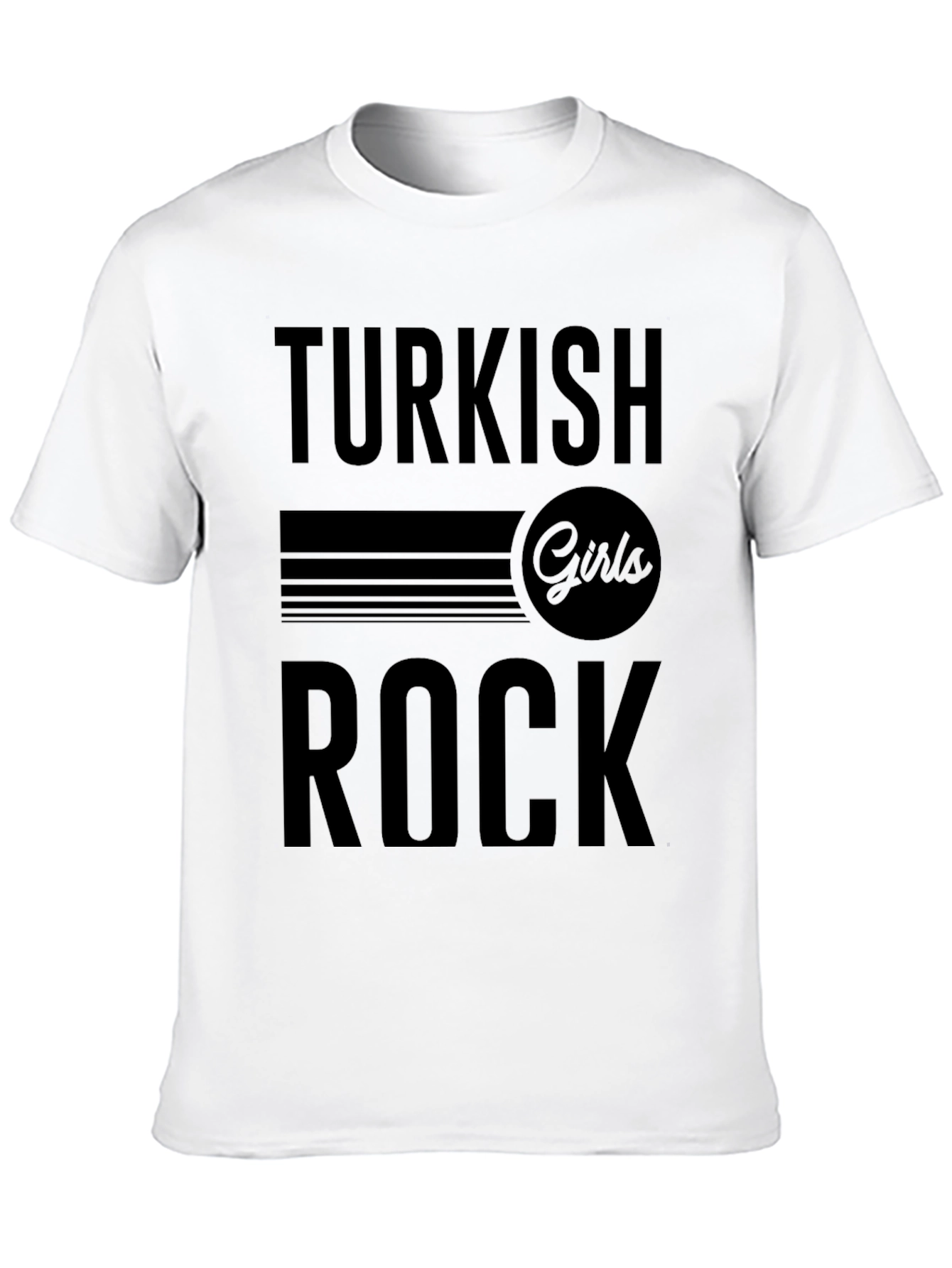 Turkish Girls Rock T-Shirt - Black Graphic Tee