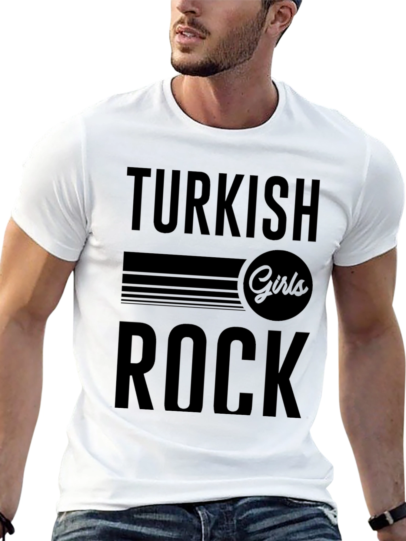 Turkish Girls Rock T-Shirt - Black Graphic Tee