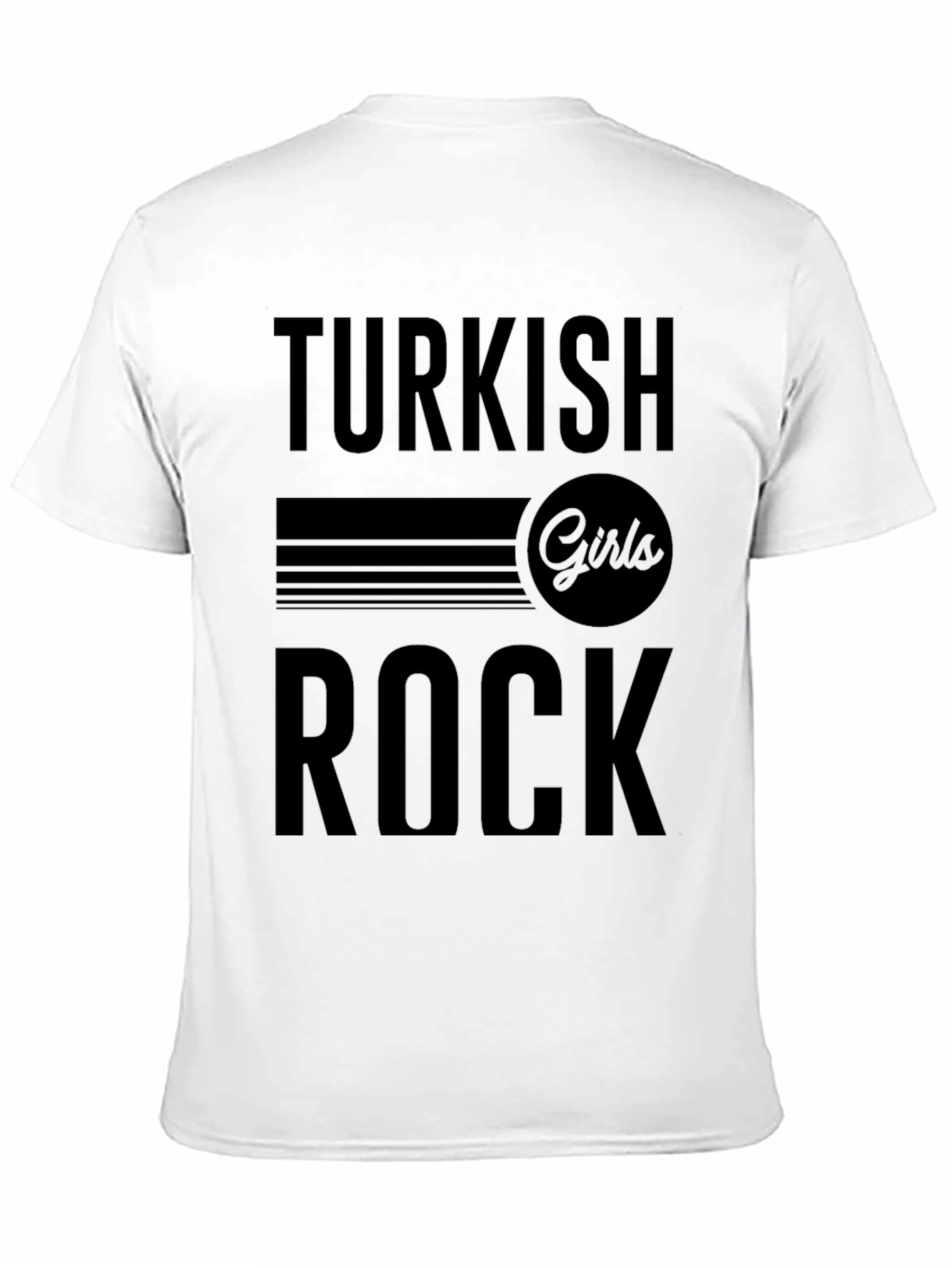 Turkish Girls Rock T-Shirt - Black Graphic Tee