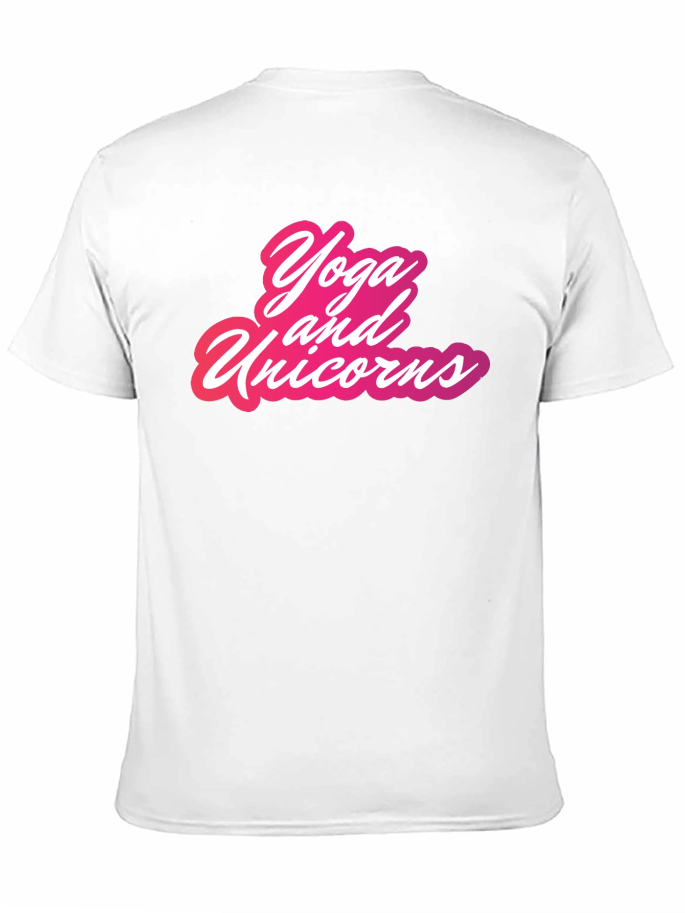 Yoga and Unicorns Graphic T-Shirt