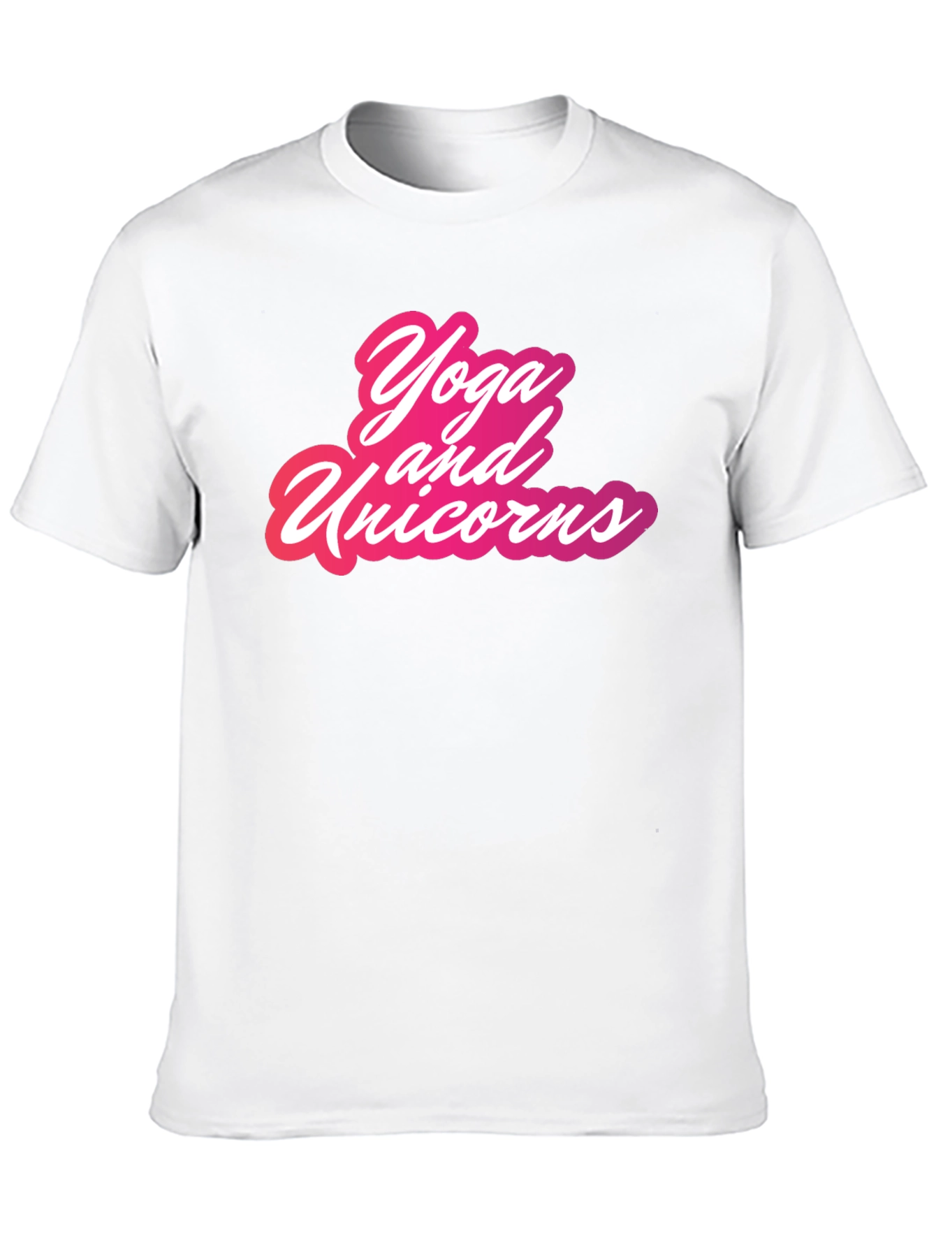 Yoga and Unicorns Graphic T-Shirt