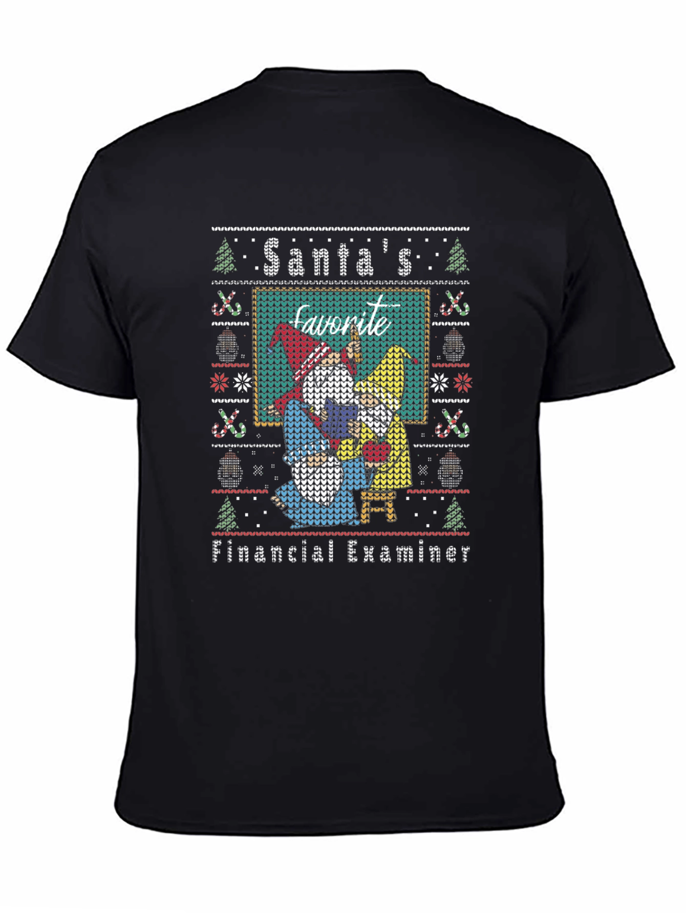 Santas Favorite Financial Examiner Ugly Sweater T-Shirt