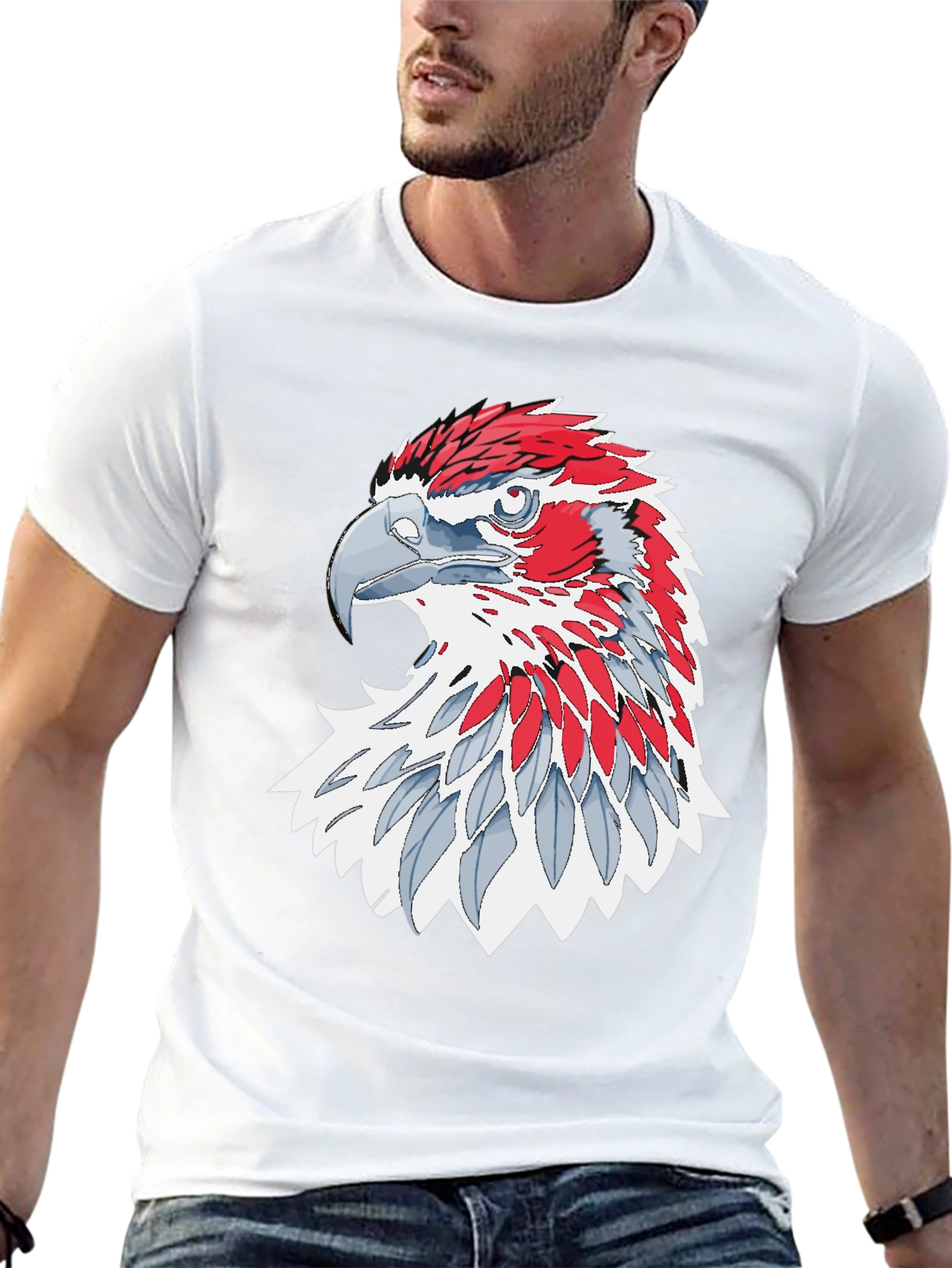 Eagle Graphic Tee - Patriotic Design
