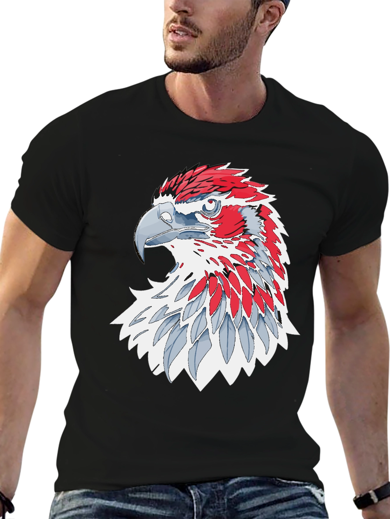 Eagle Graphic Tee - Patriotic Design