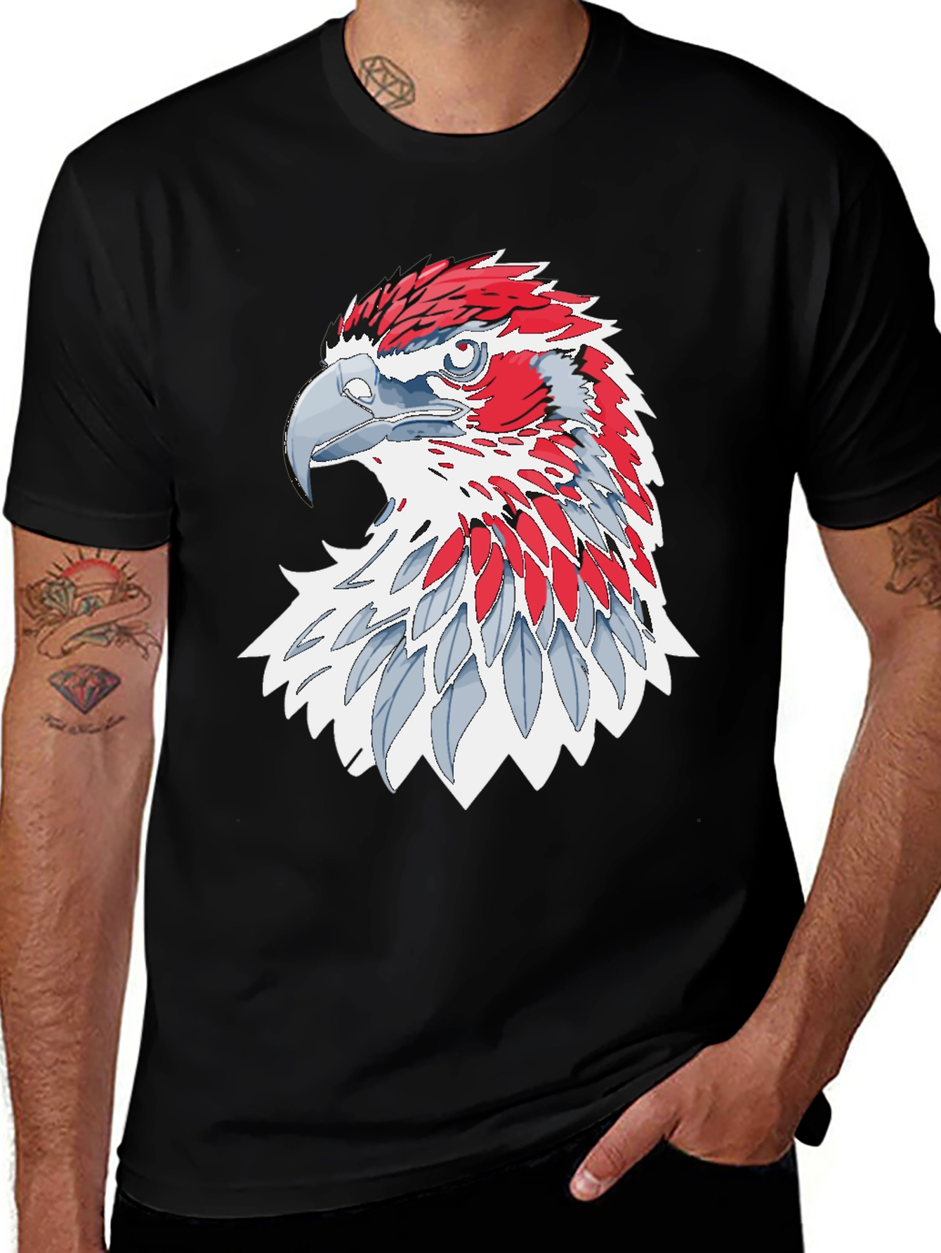 Eagle Graphic Tee - Patriotic Design