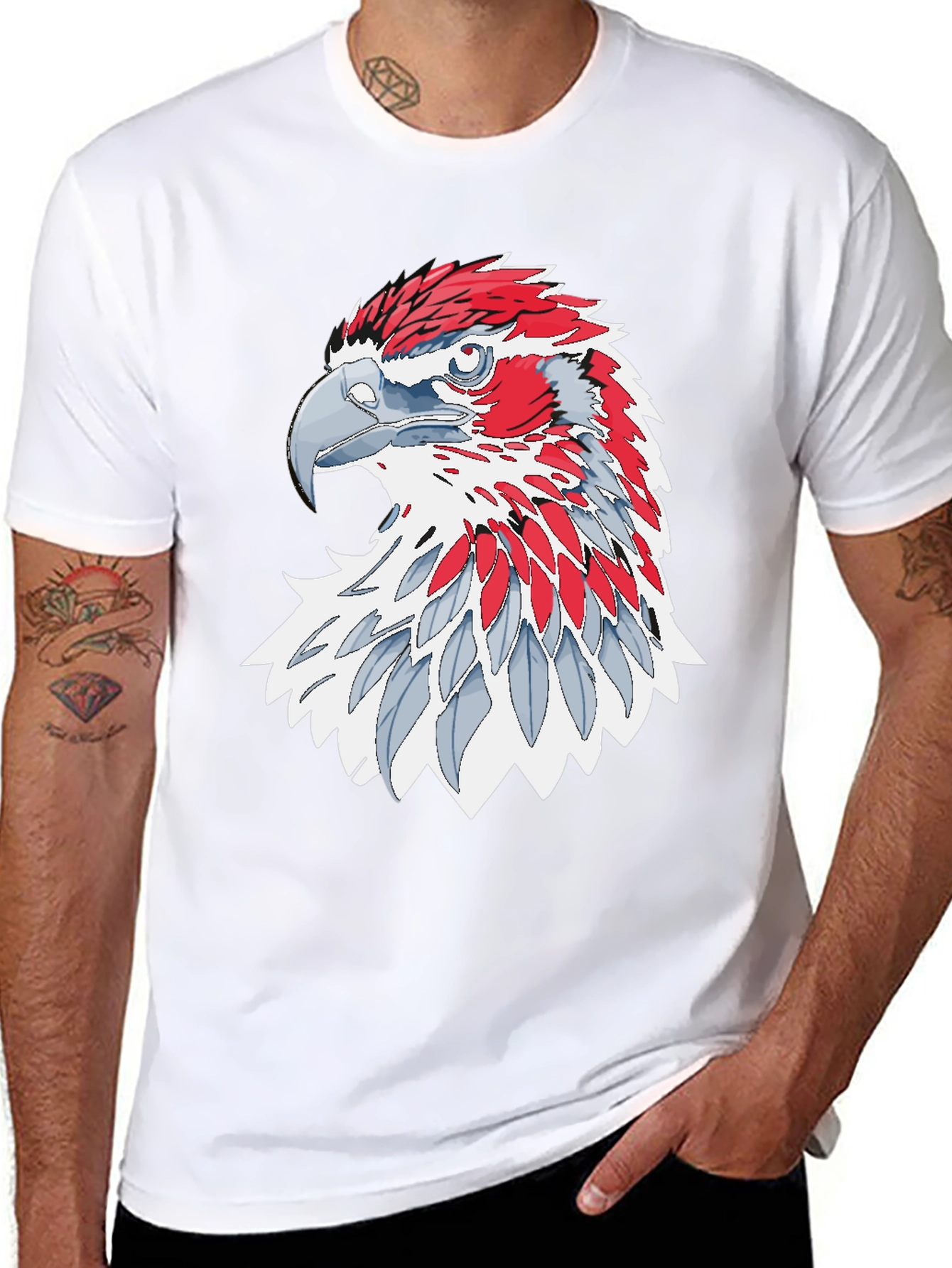 Eagle Graphic Tee - Patriotic Design
