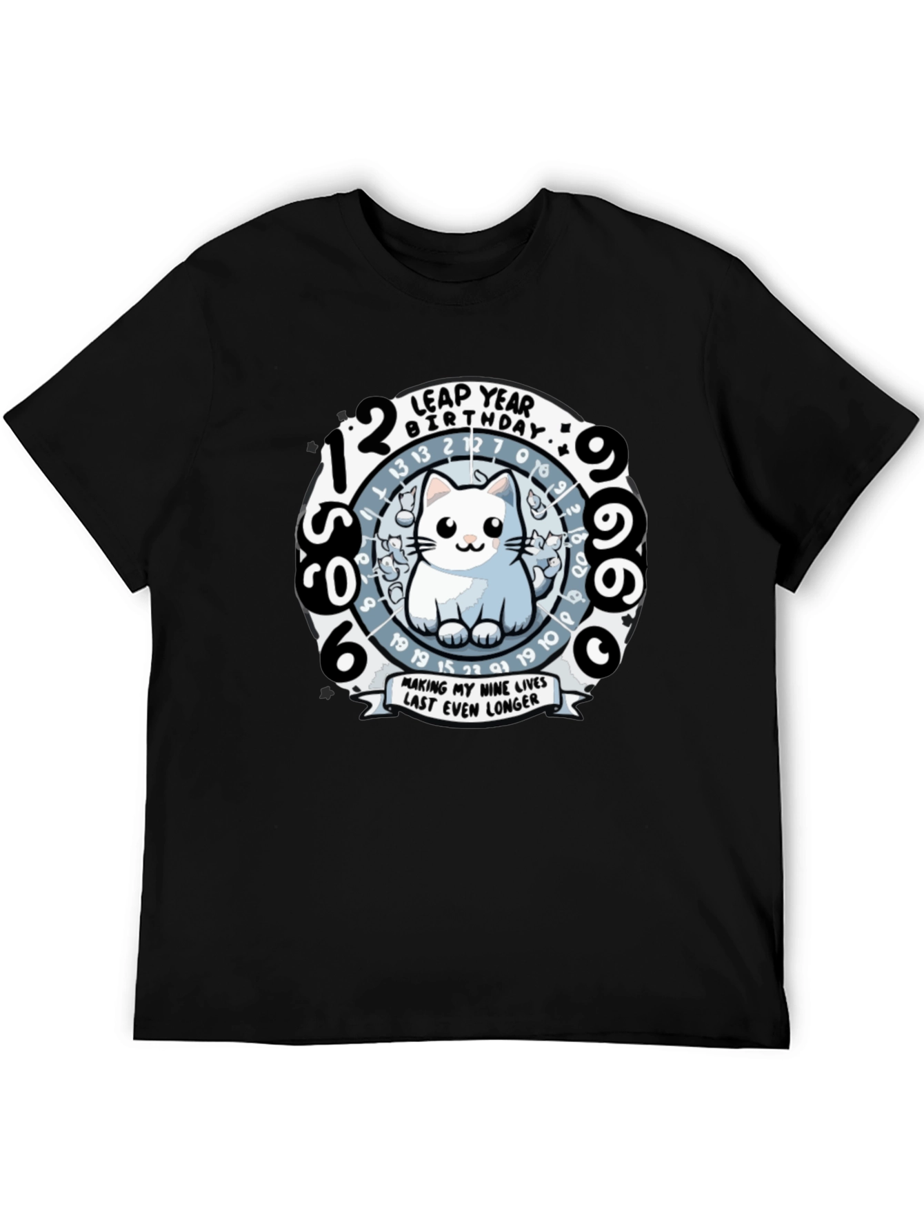 Leap Year Birthday Cat T-Shirt