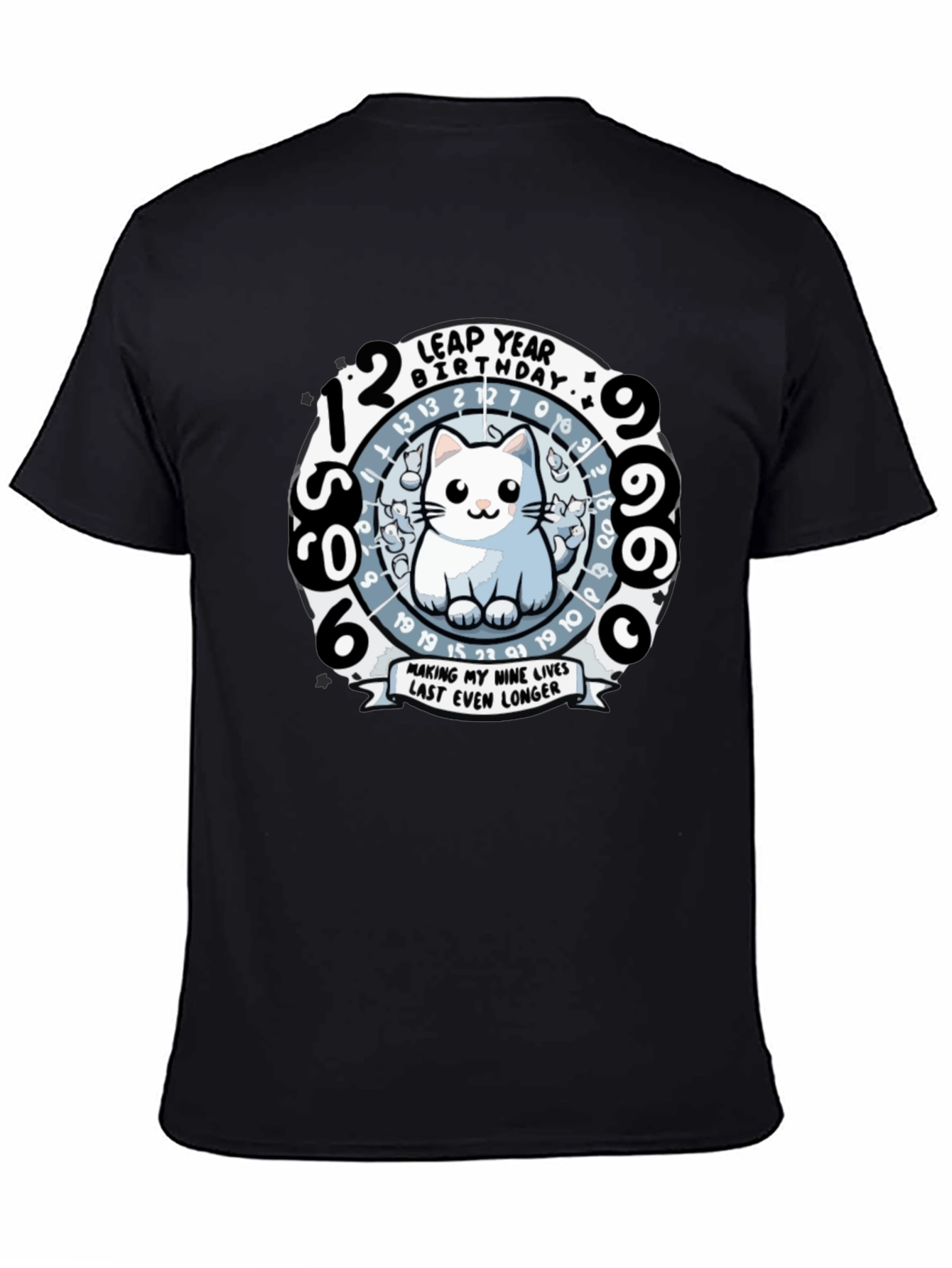 Leap Year Birthday Cat T-Shirt