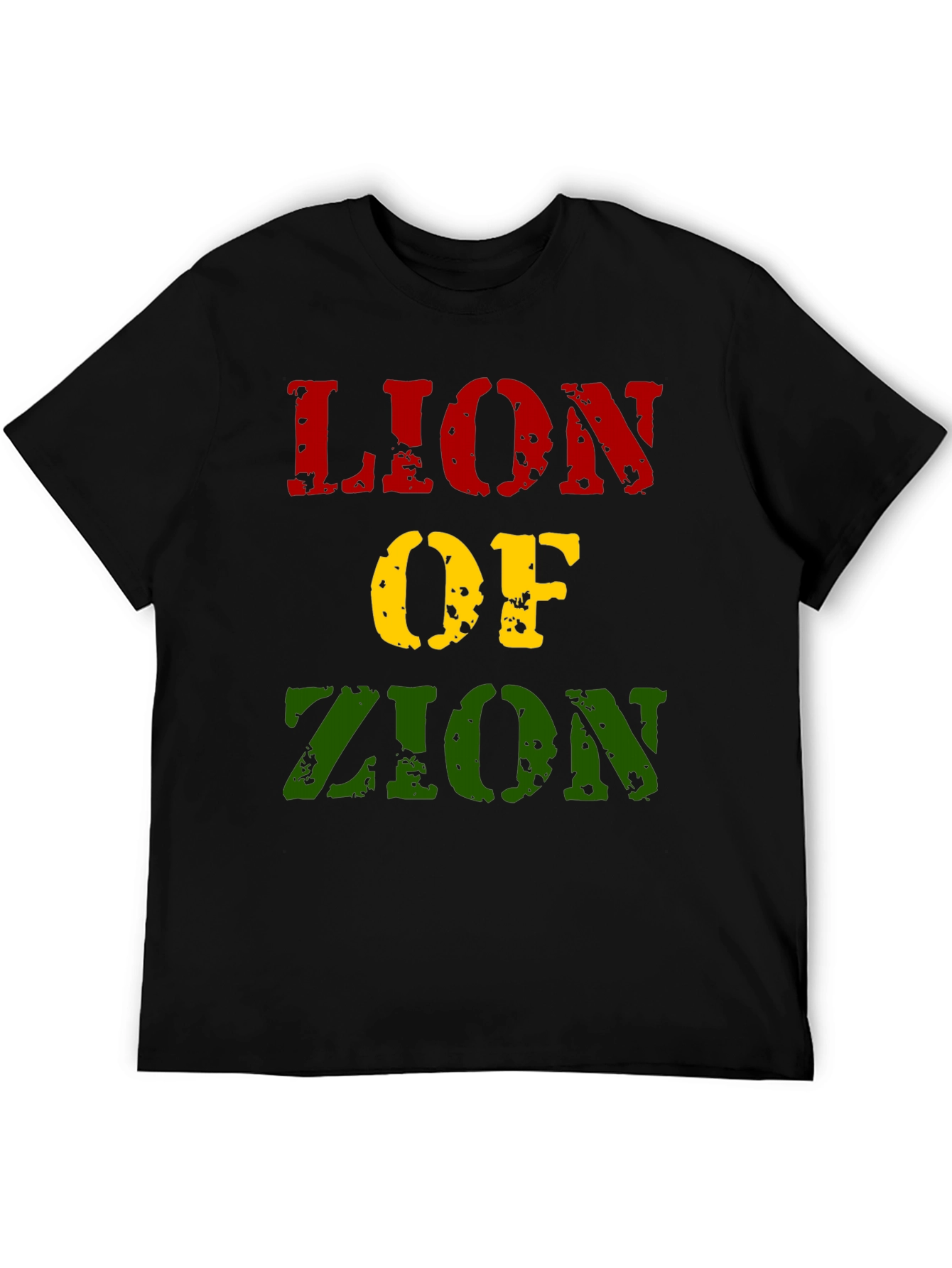 Lion of Zion Graphic T-Shirt - Rastafarian Style