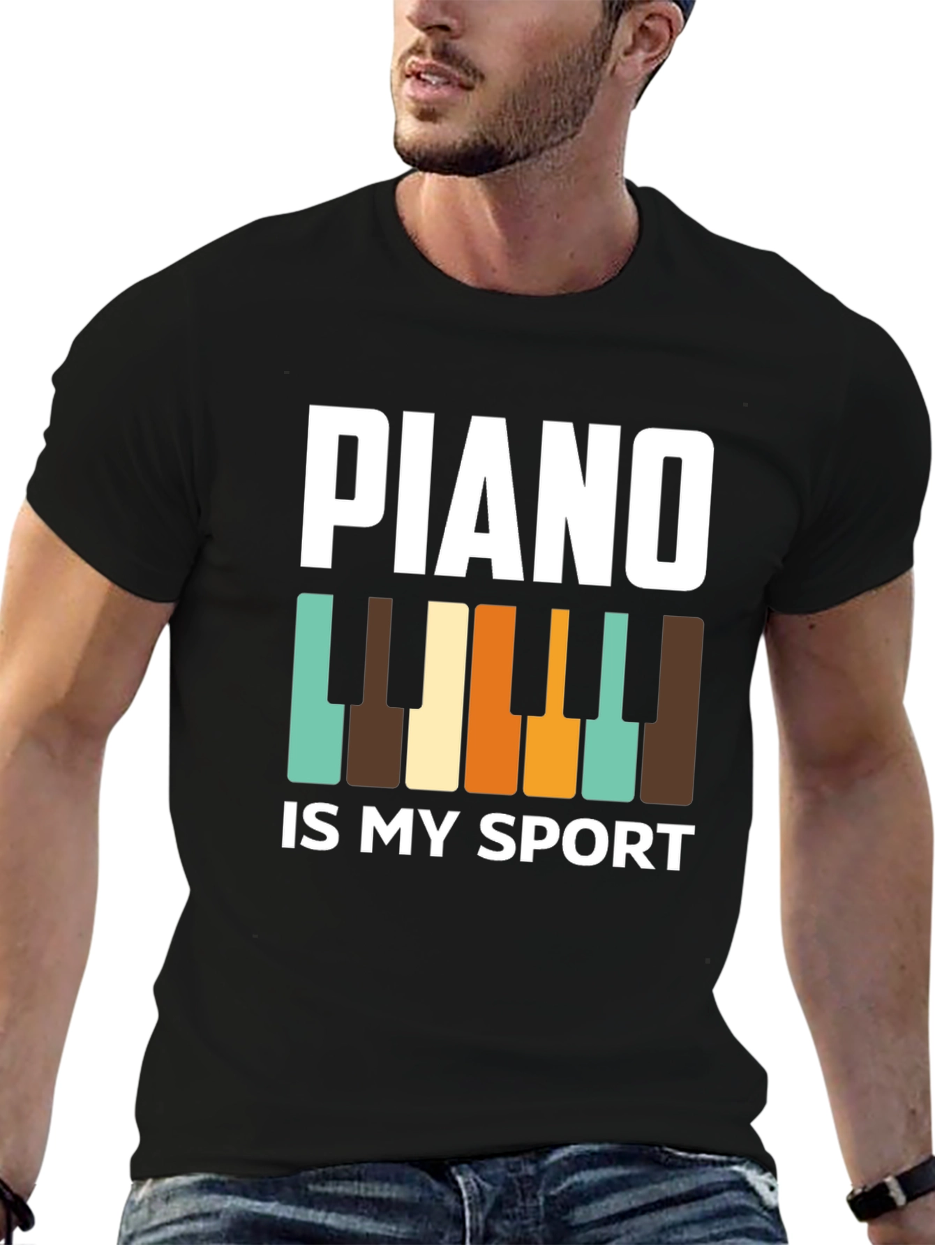Piano Is My Sport - Graphic Tee