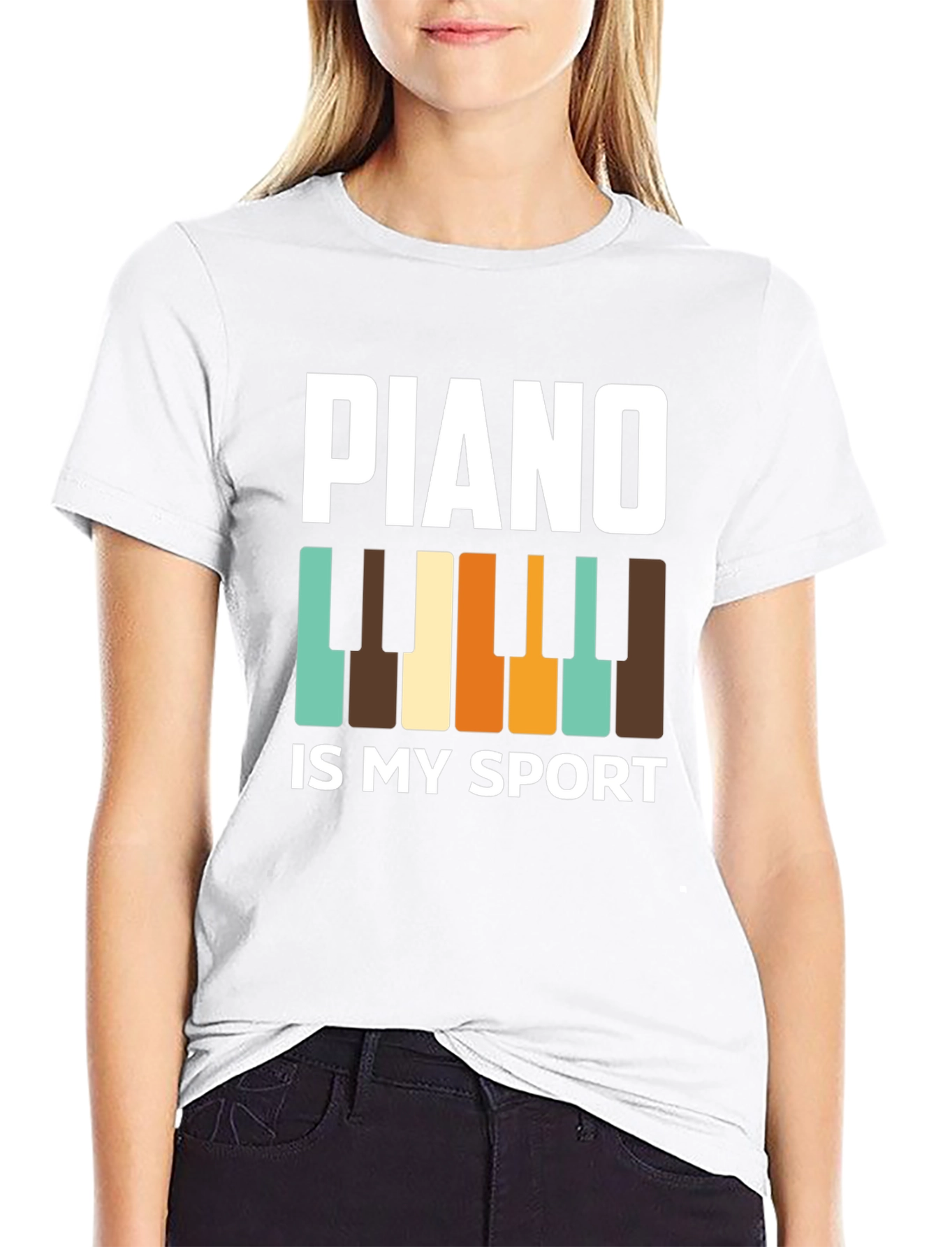 Piano Is My Sport - Graphic Tee