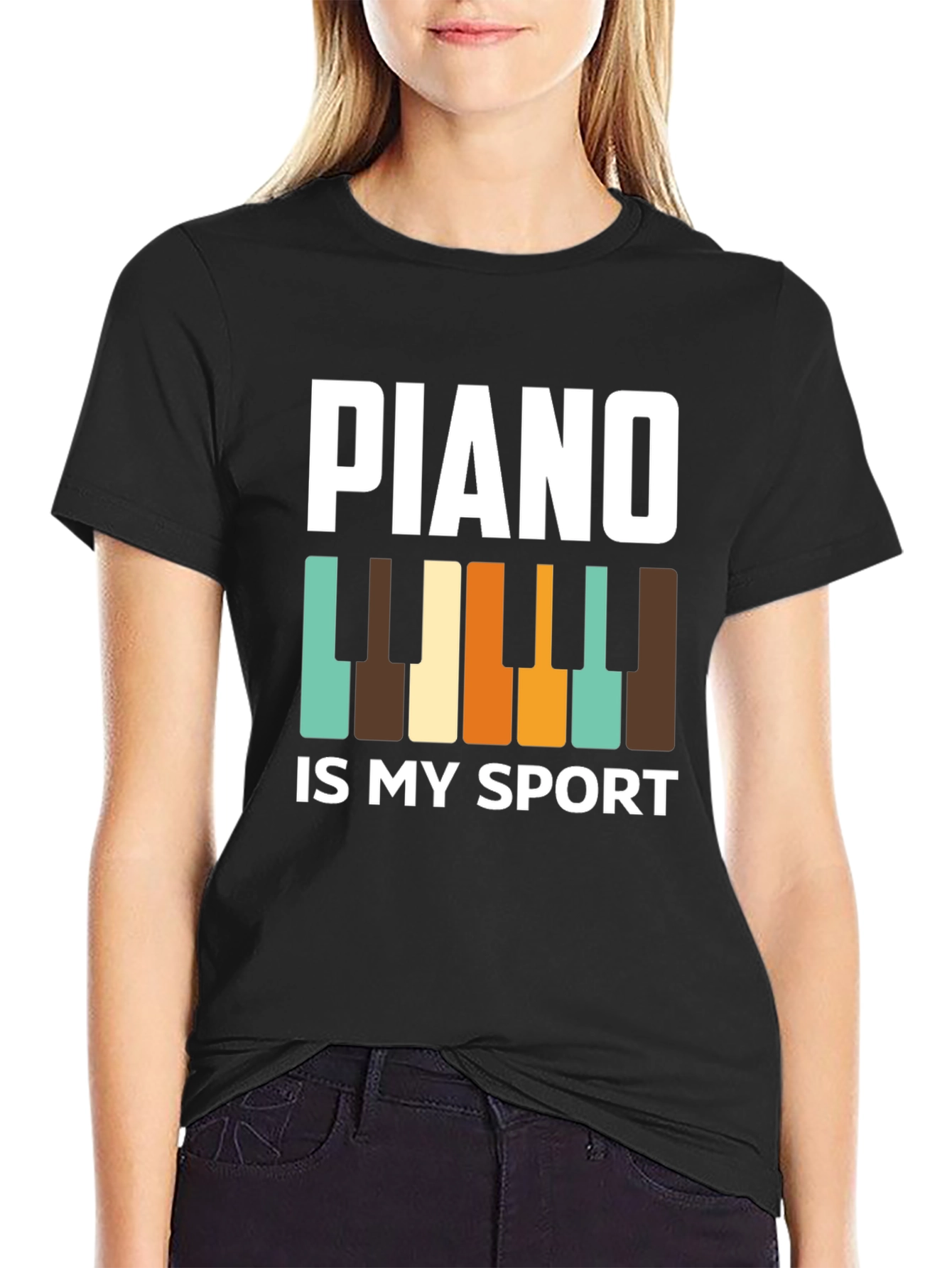 Piano Is My Sport - Graphic Tee