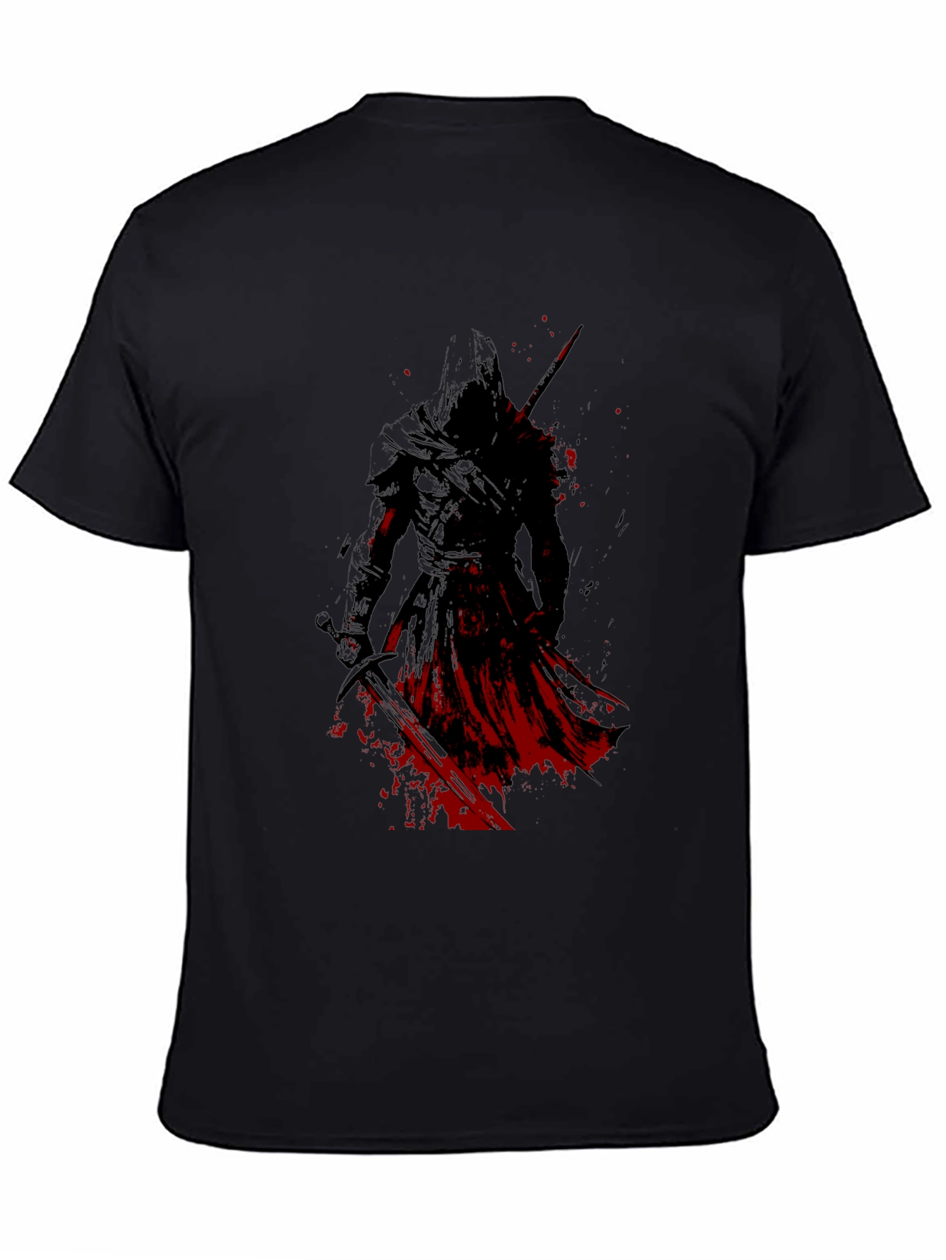 Assassin Graphic T-Shirt - Dark Warrior Design