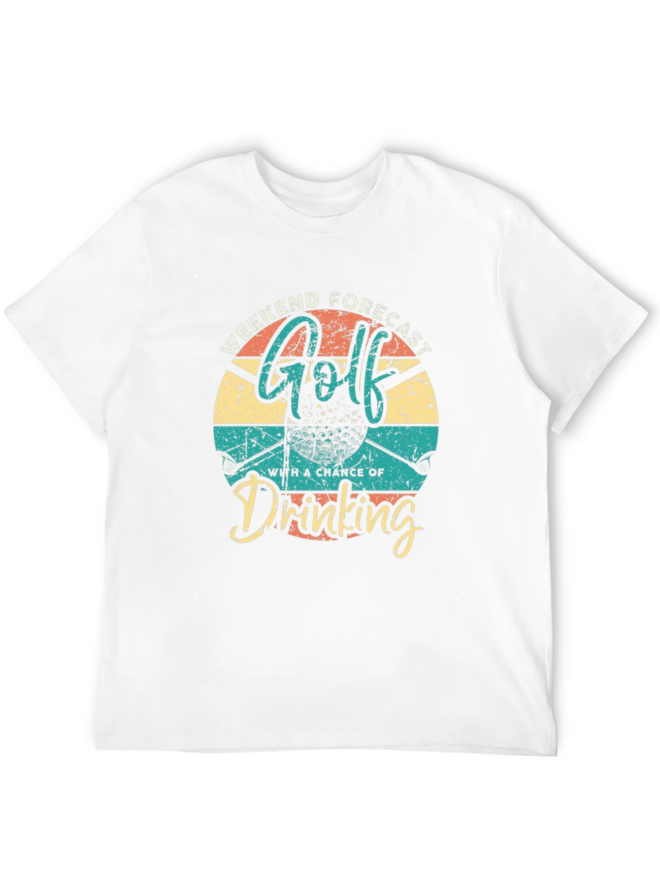 Golf & Drinking Weekend Forecast Graphic Tee