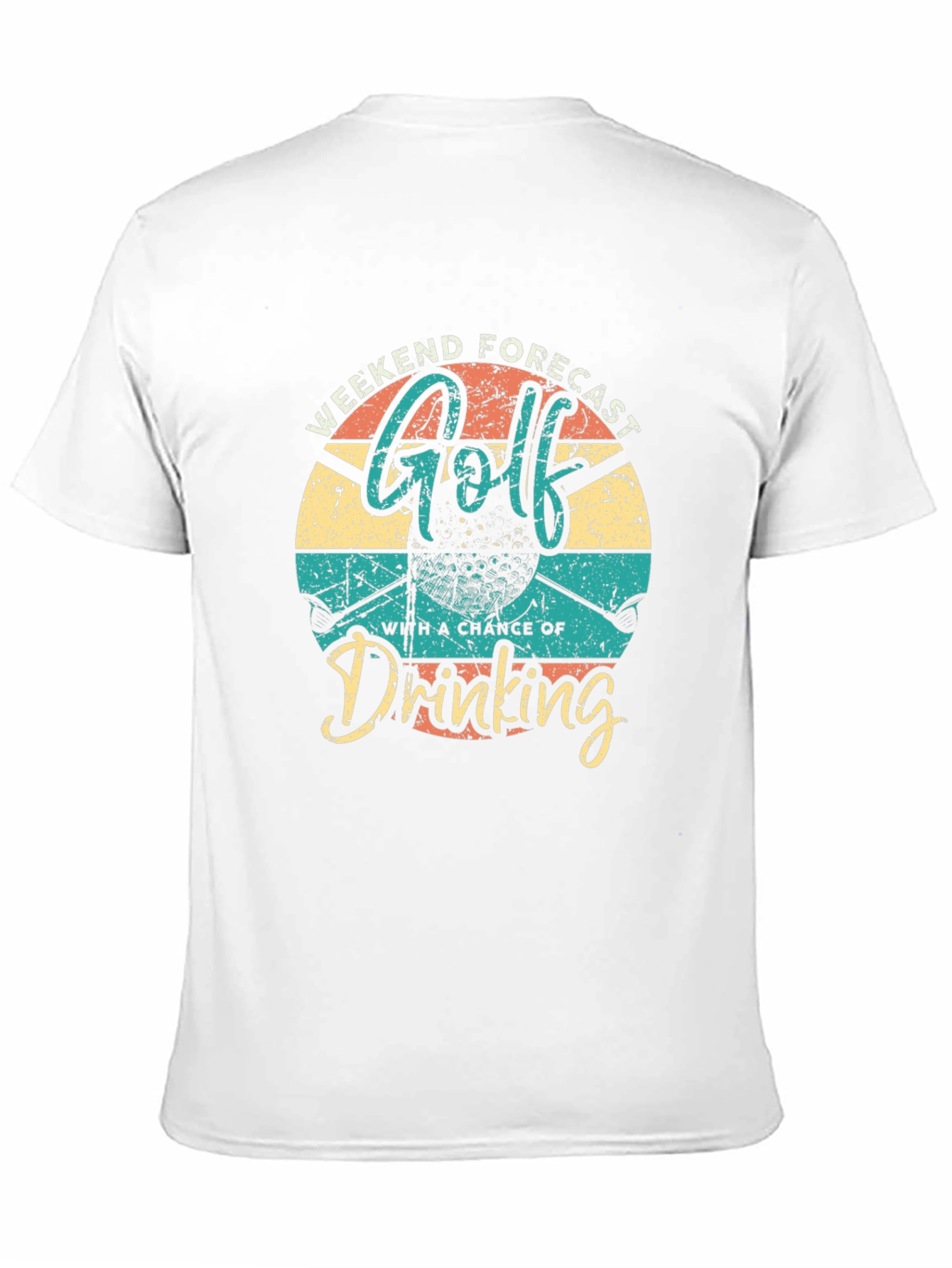 Golf & Drinking Weekend Forecast Graphic Tee