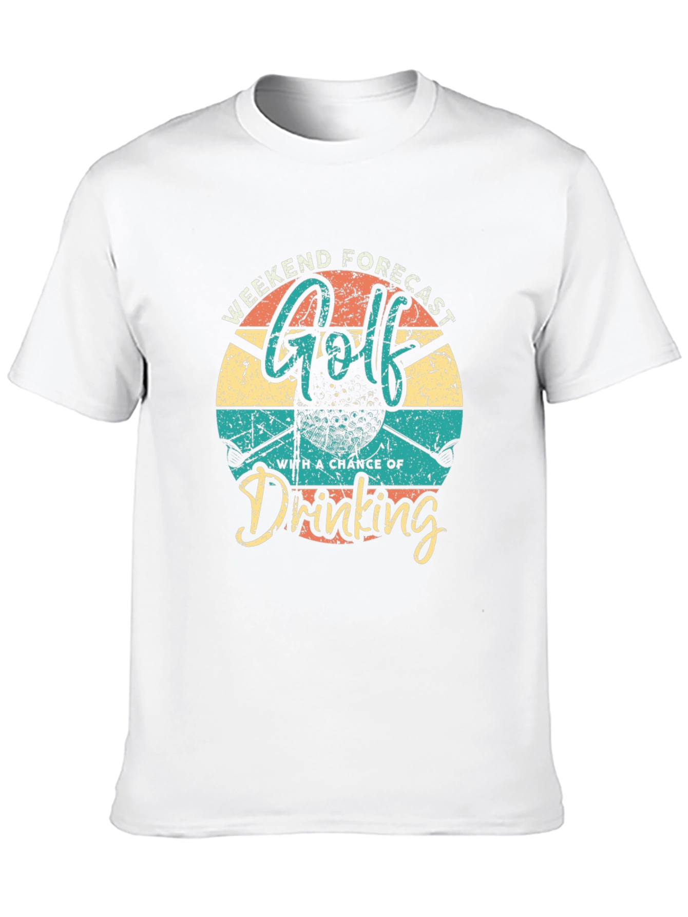 Golf & Drinking Weekend Forecast Graphic Tee