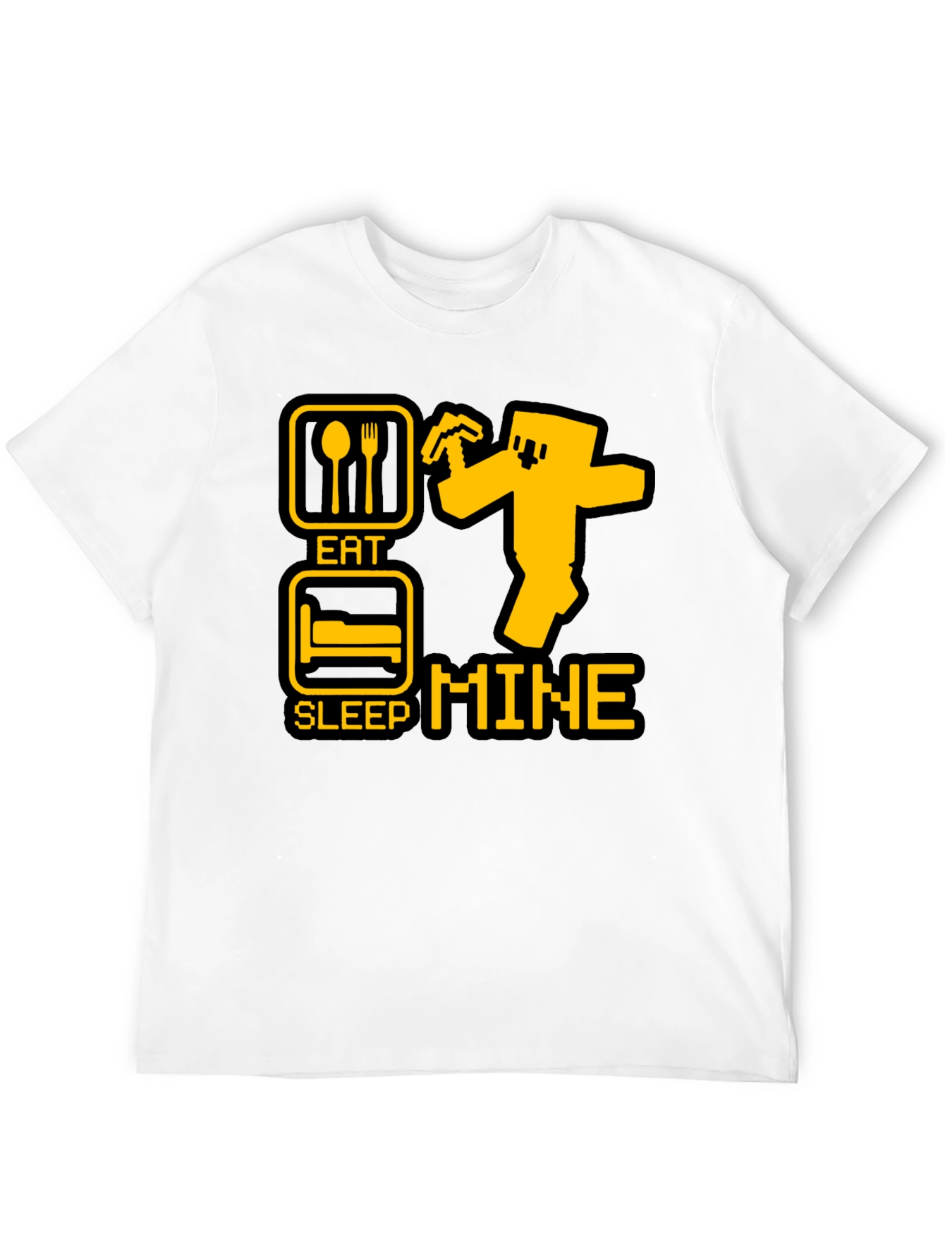 Eat Sleep Mine T-Shirt - Gamer Apparel