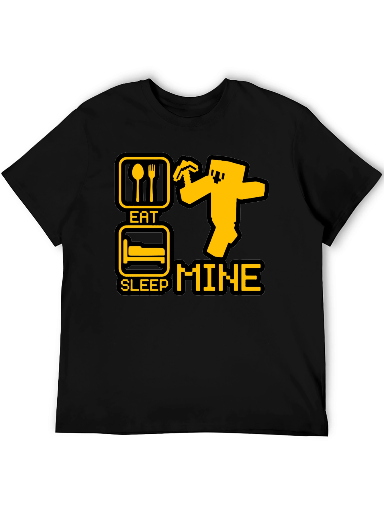 Eat Sleep Mine T-Shirt - Gamer Apparel