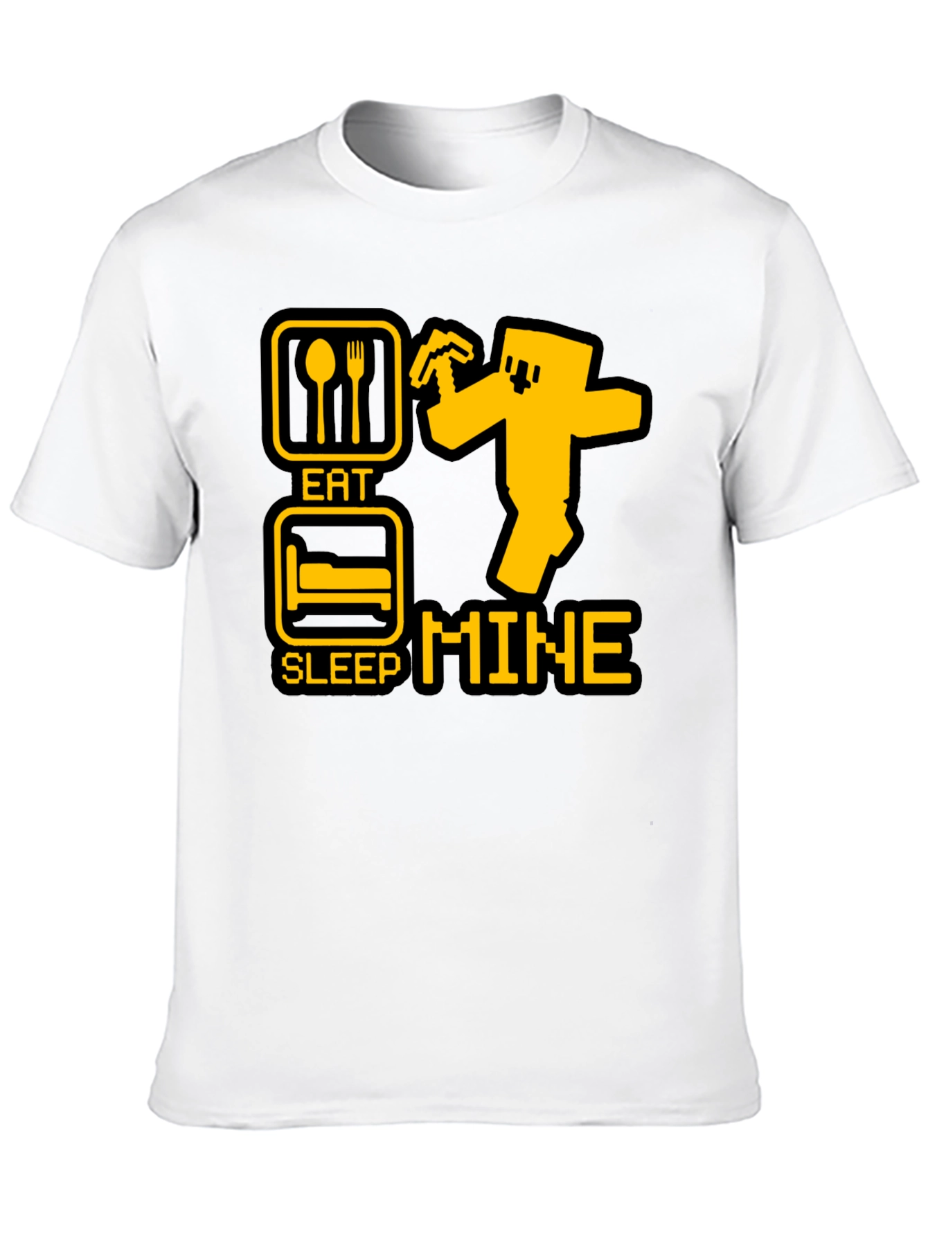 Eat Sleep Mine T-Shirt - Gamer Apparel