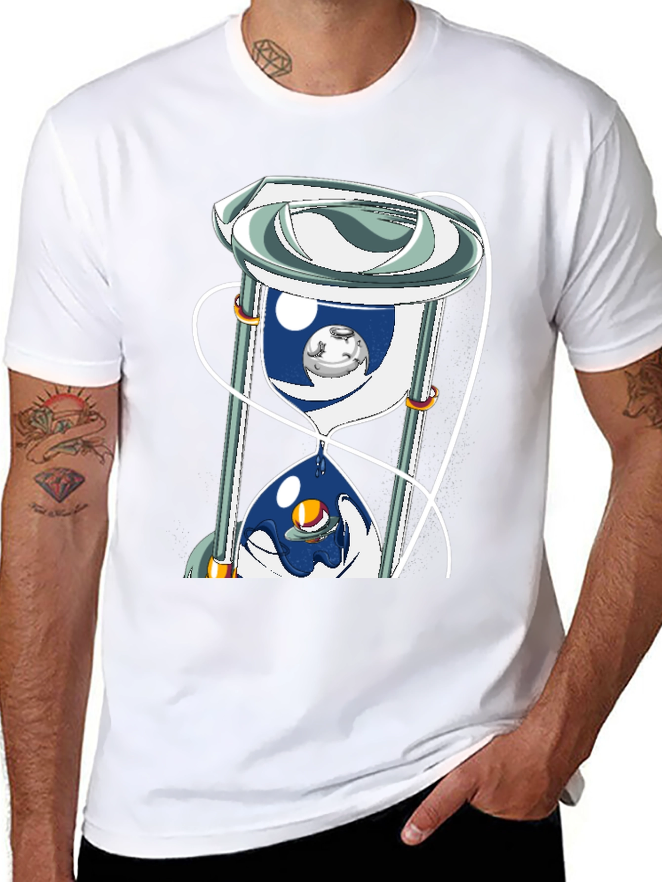 Time and Space Hourglass T-Shirt