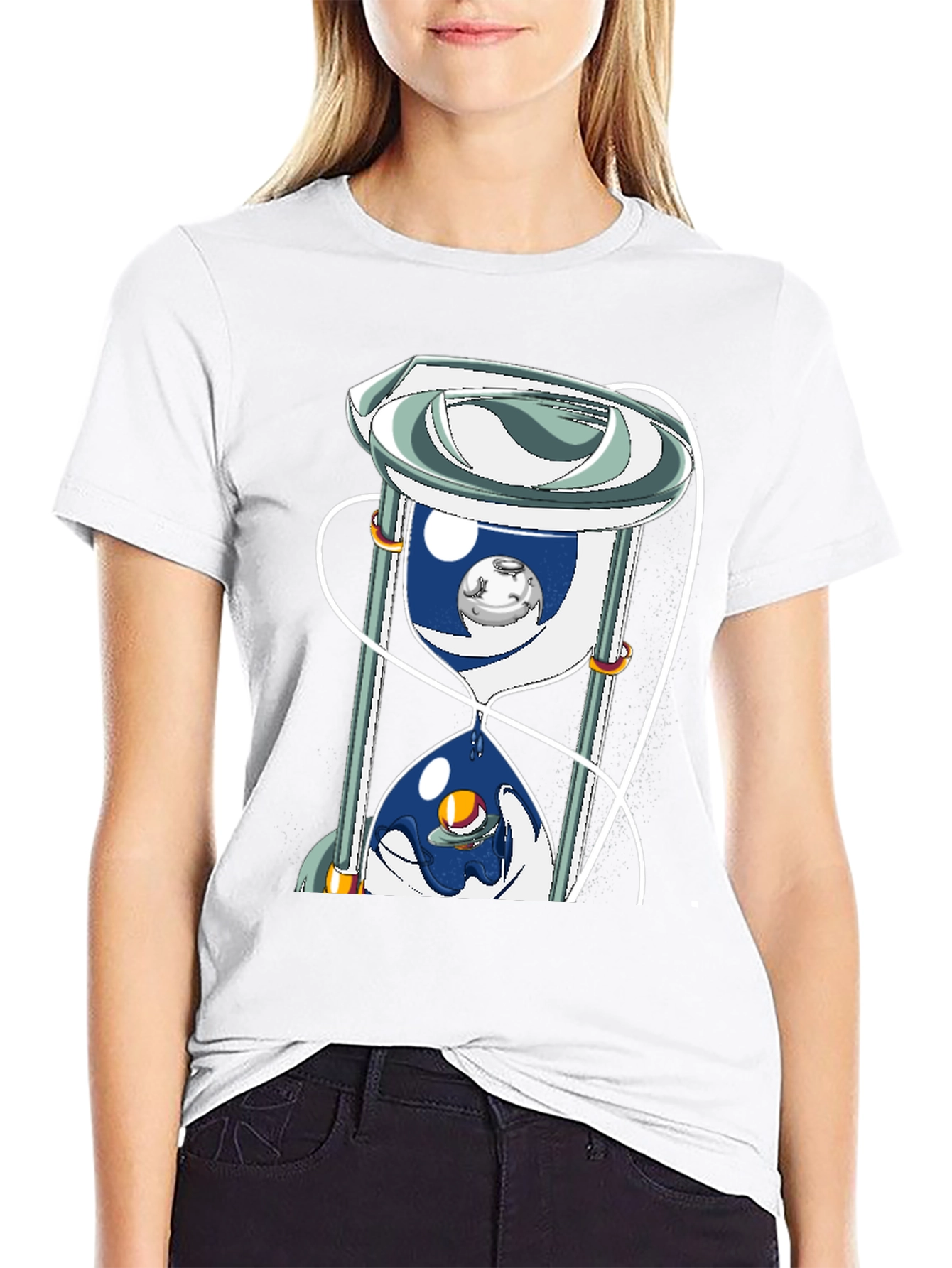 Time and Space Hourglass T-Shirt