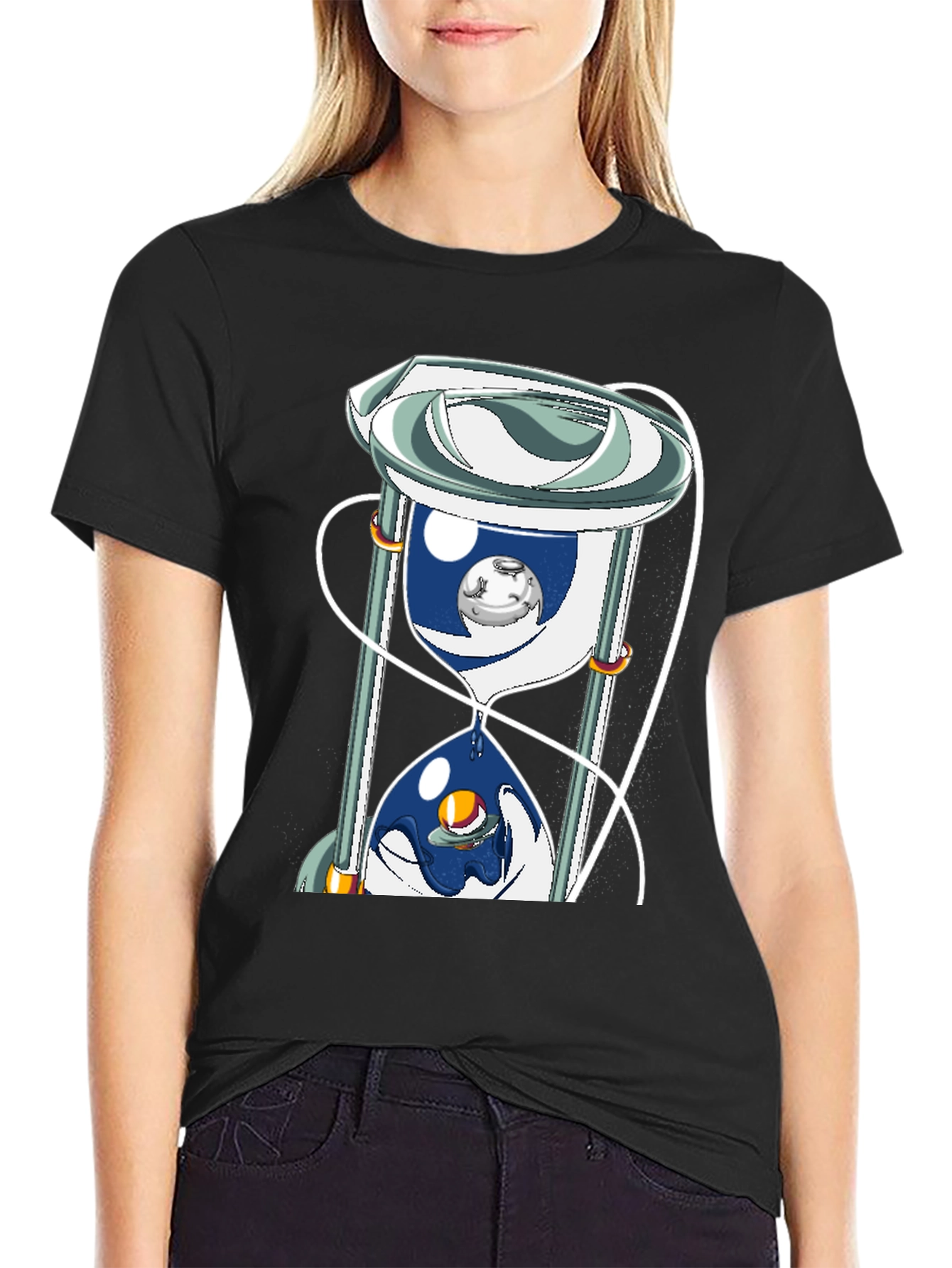 Time and Space Hourglass T-Shirt