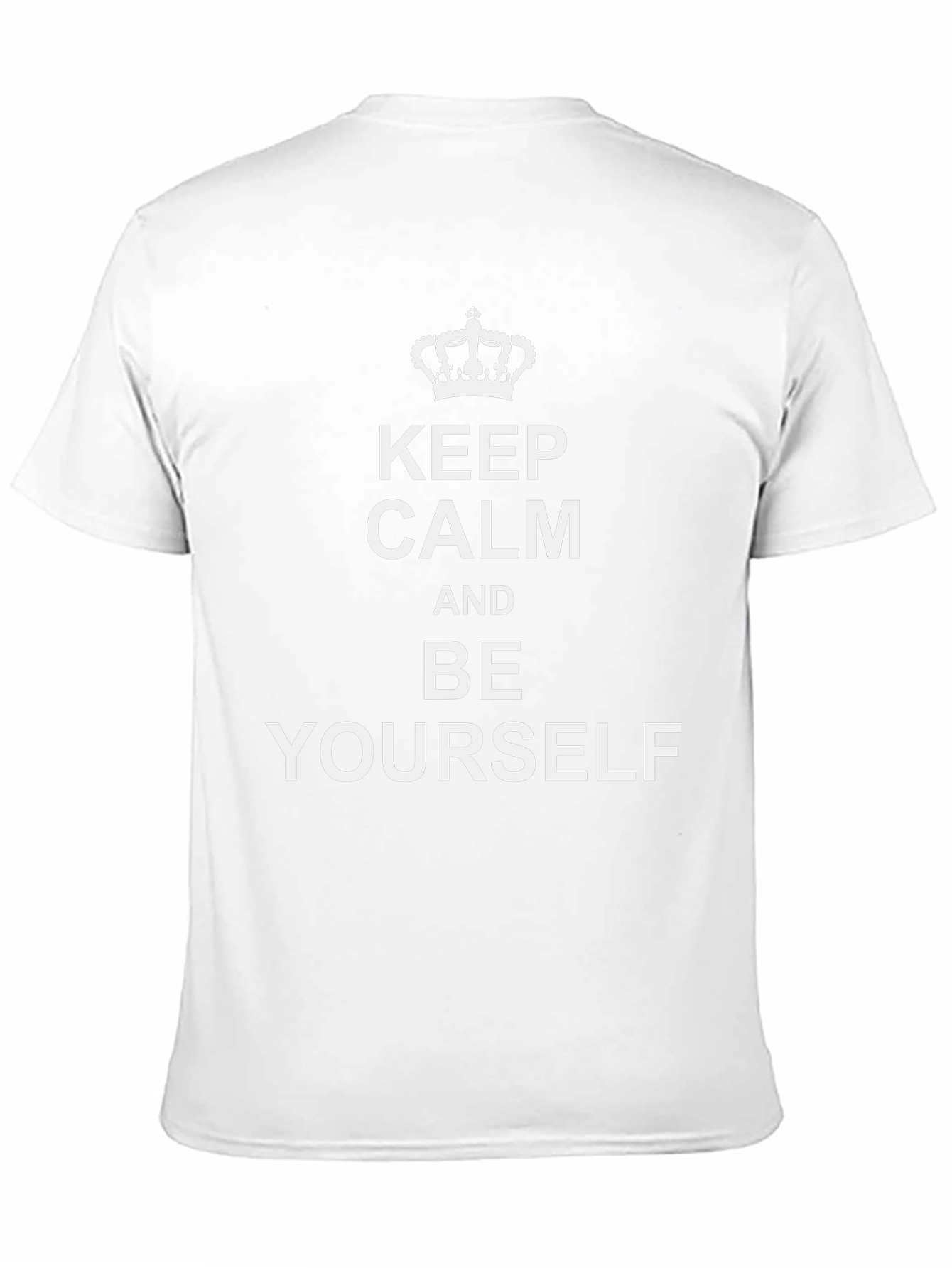 Keep Calm & Be Yourself Black T-Shirt