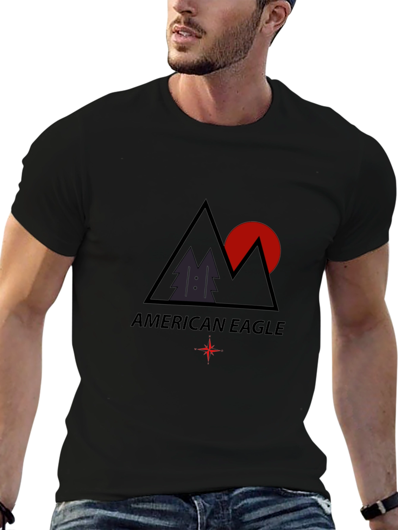 American Eagle Mountain Graphic T-Shirt