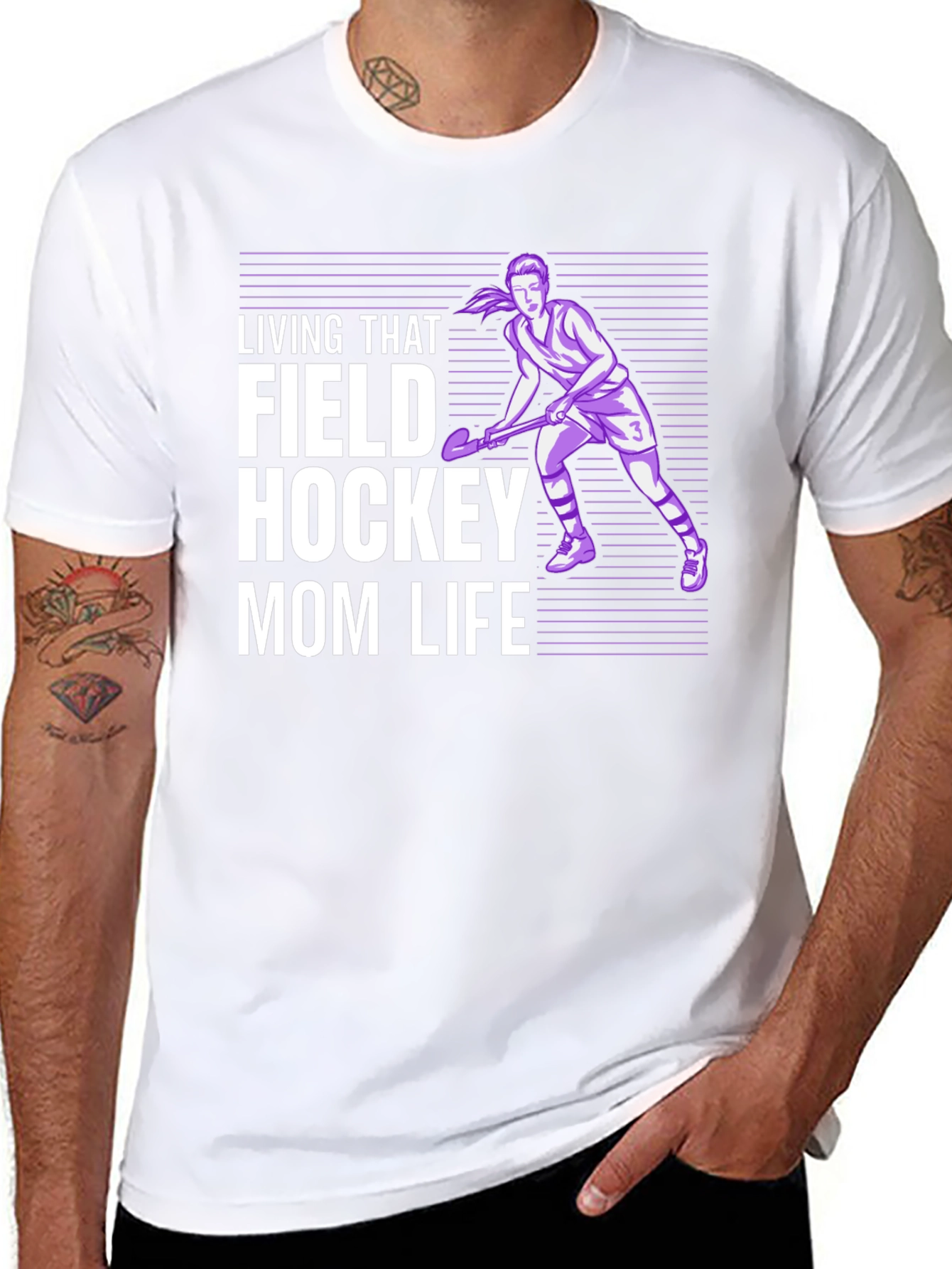 Field Hockey Mom Life Graphic Tee