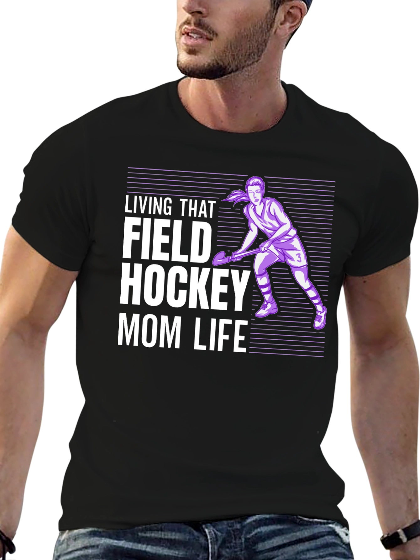 Field Hockey Mom Life Graphic Tee