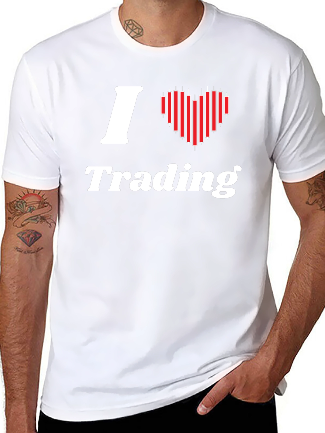 I Love Trading Black T-Shirt