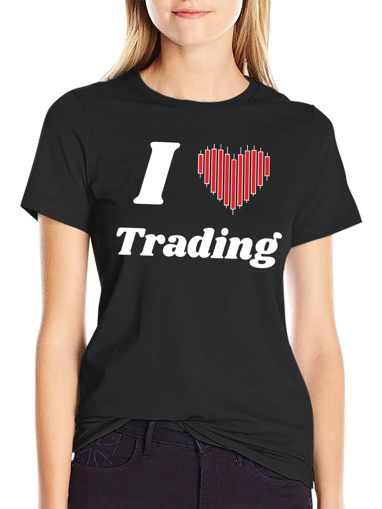 I Love Trading Black T-Shirt