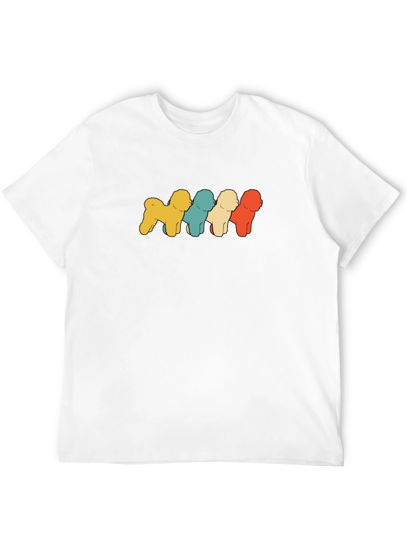 Retro Dog Breed T-Shirt Black