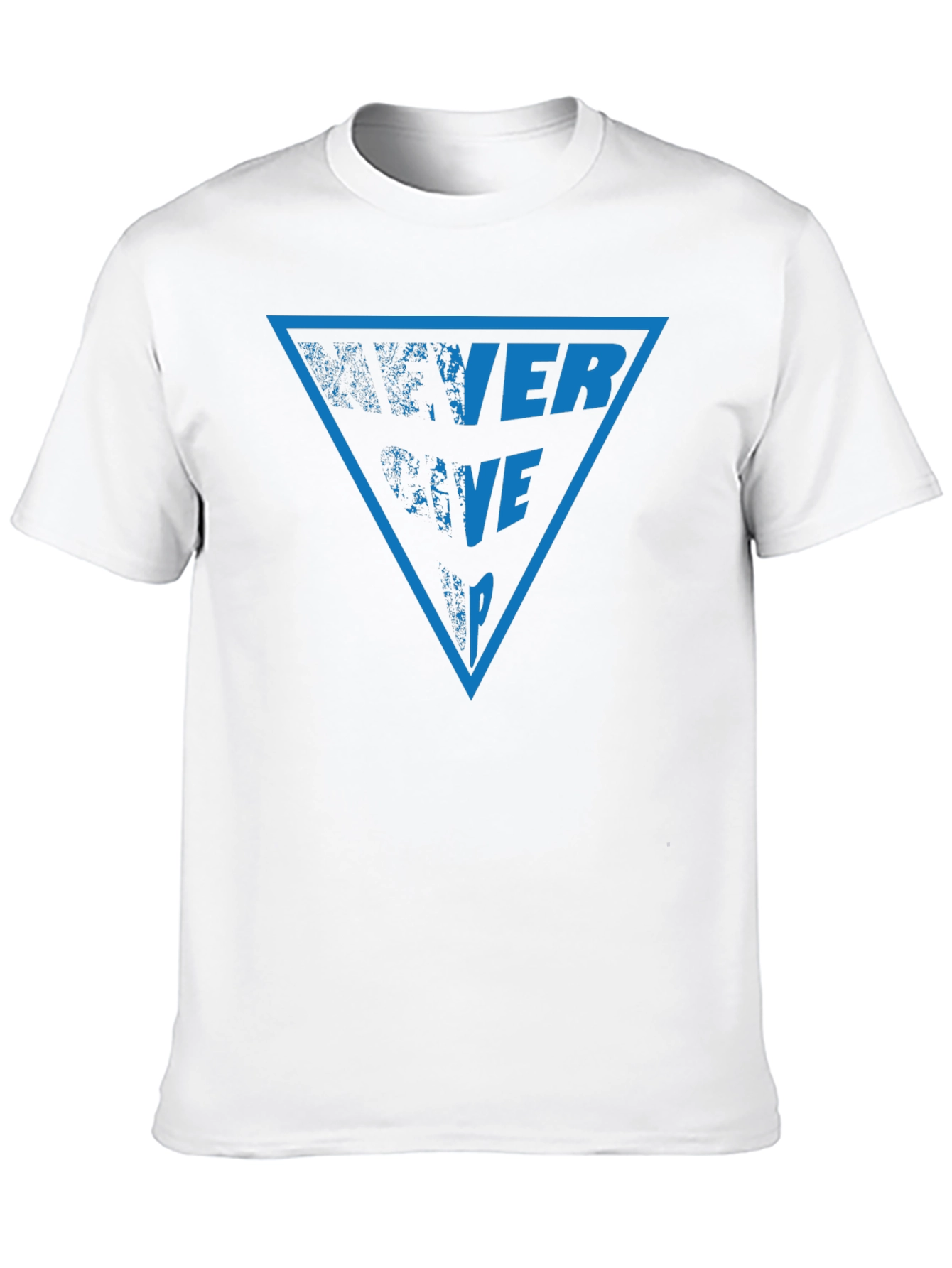 Never Give Up Graphic Tee - Black