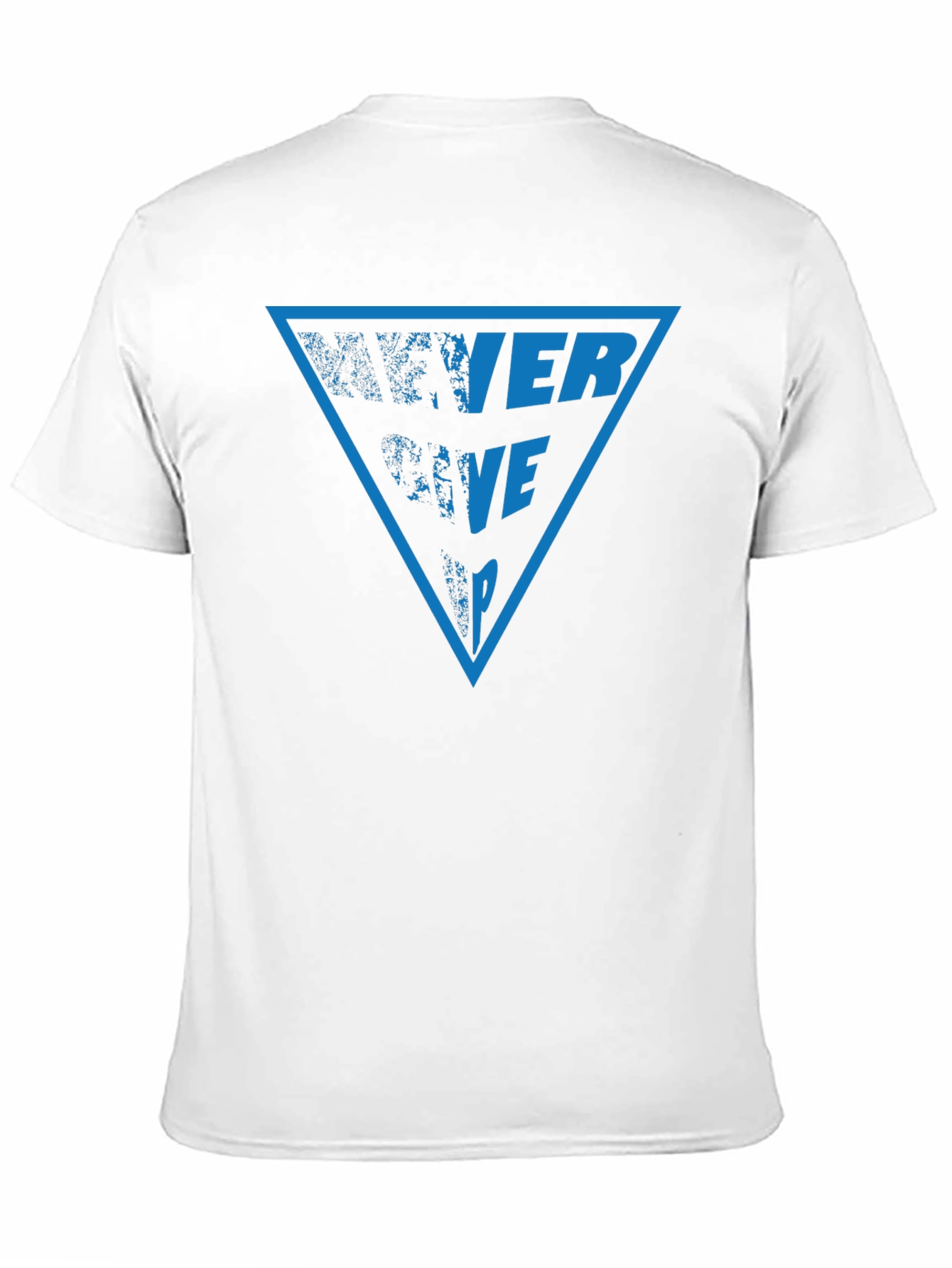 Never Give Up Graphic Tee - Black