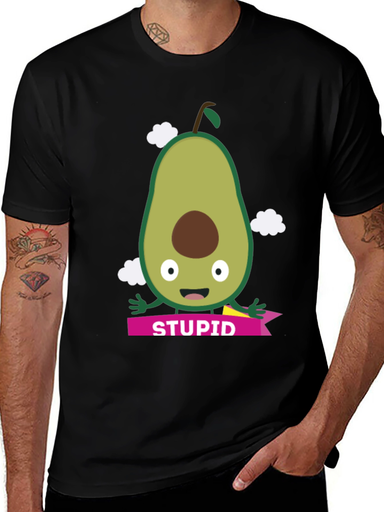Funny Avocado T-Shirt - Stupid Graphic Tee