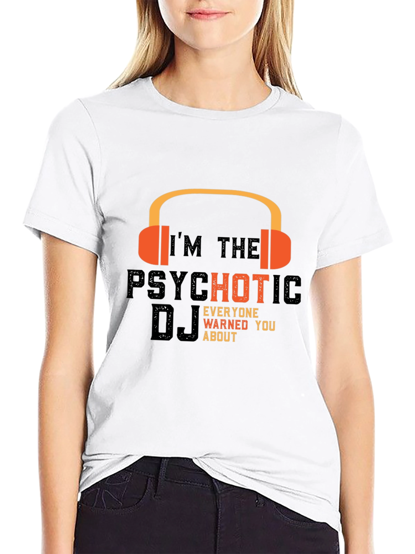Psychotic DJ T-Shirt - Headphones Graphic Tee