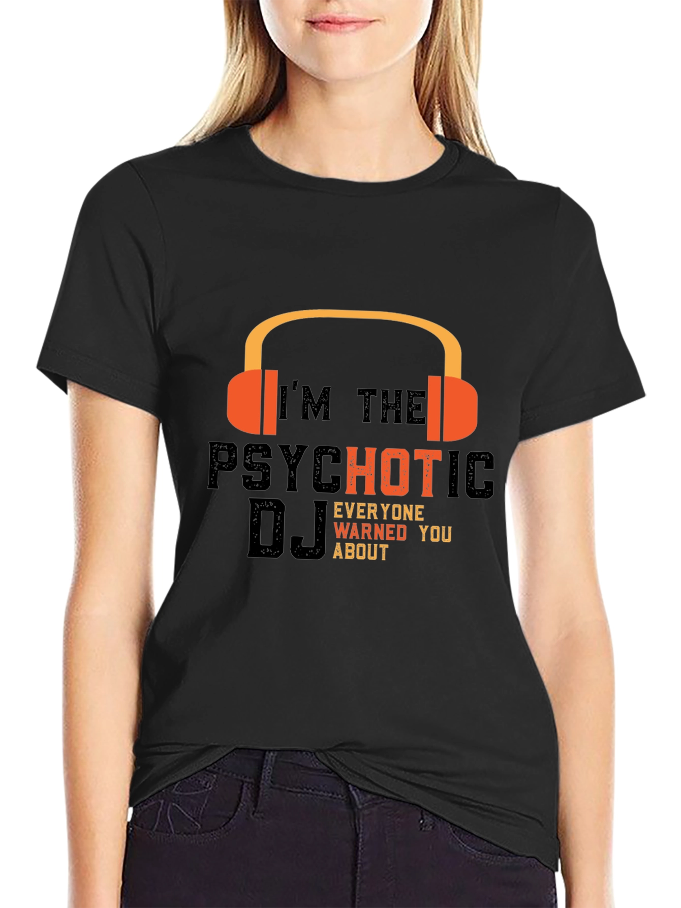 Psychotic DJ T-Shirt - Headphones Graphic Tee