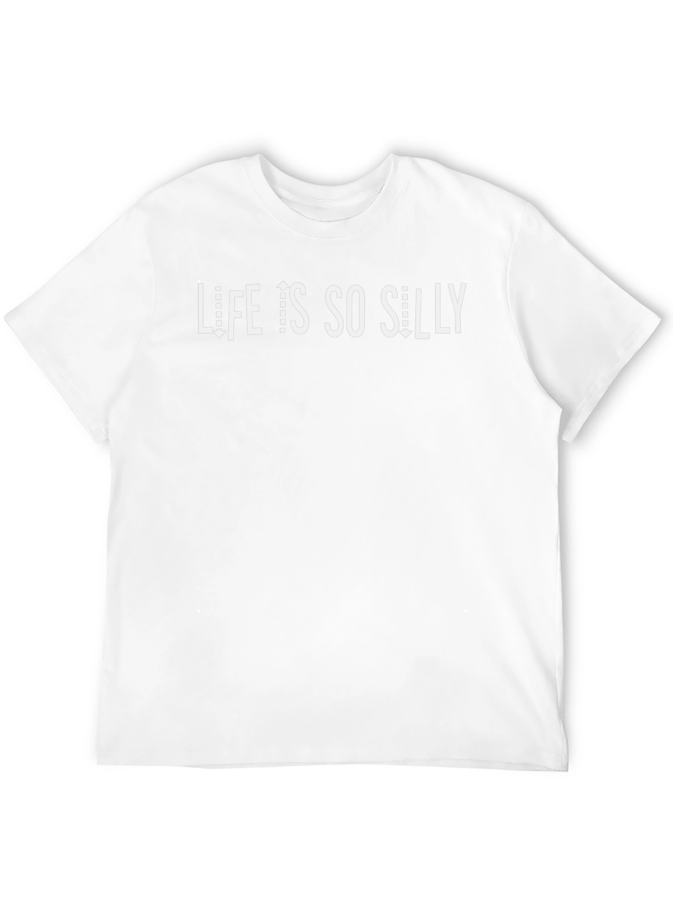Life is So Silly Graphic Tee - Black