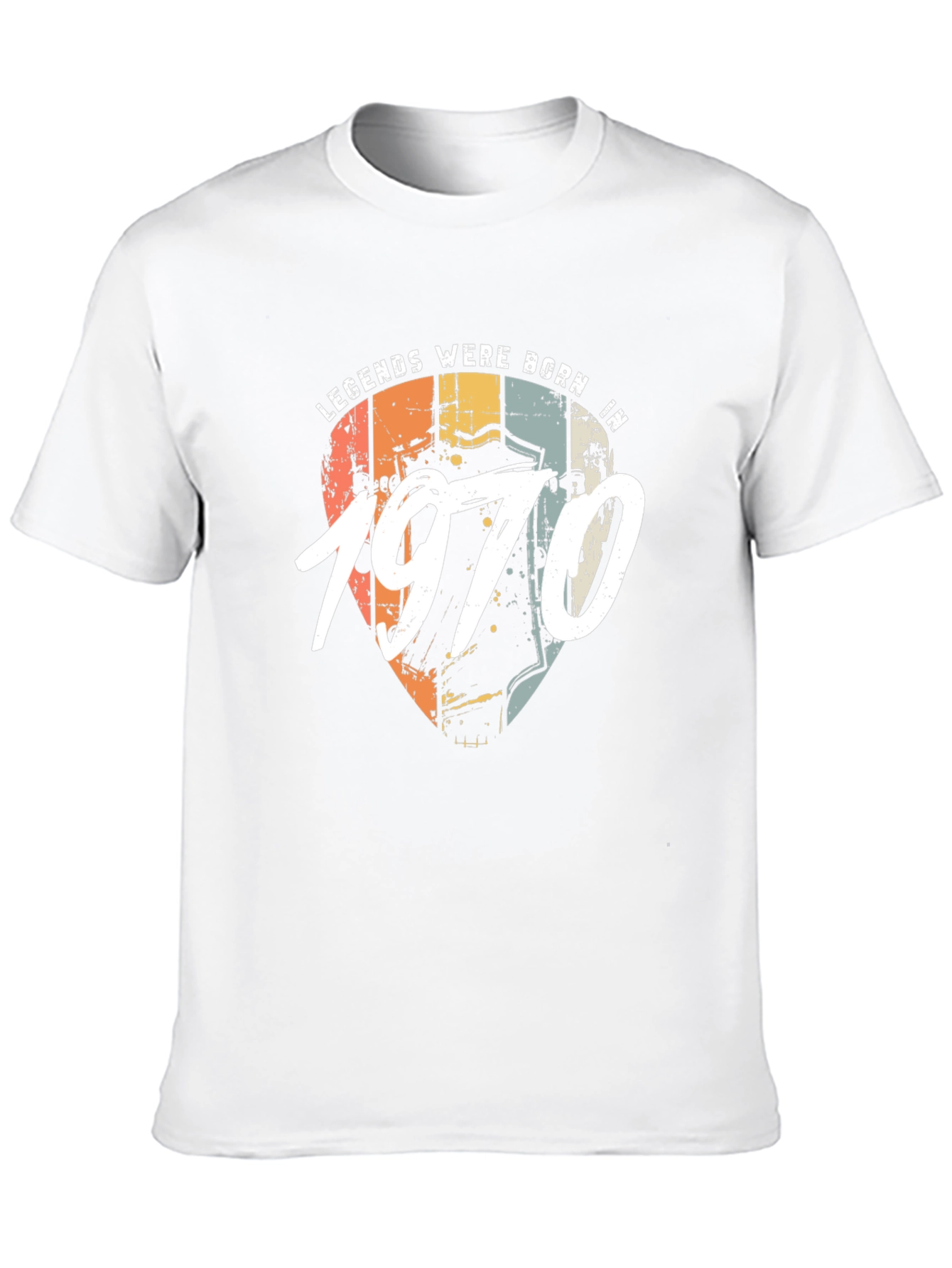 Legends Were Born In 1970 Black T-Shirt